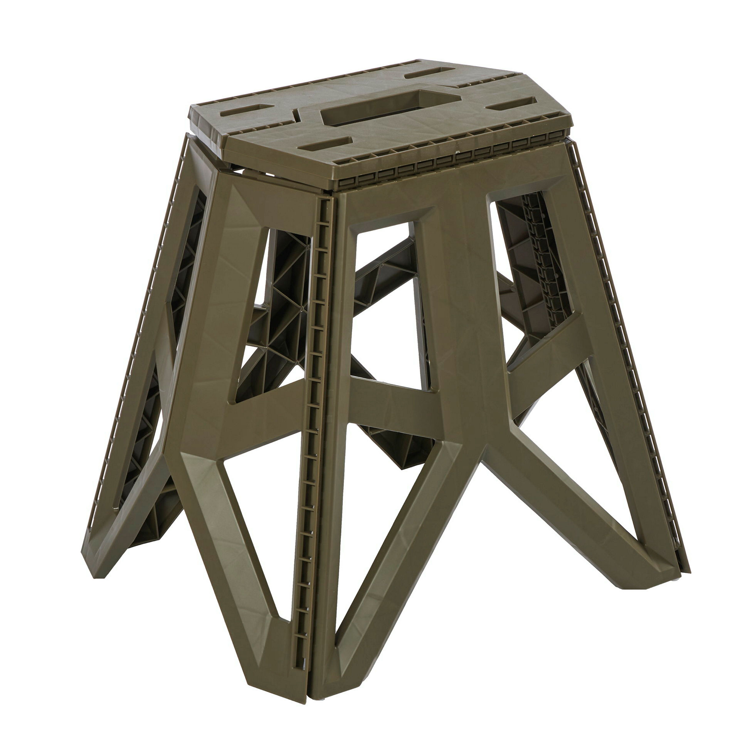 keeeper tom Klappbarer Campinghocker, 29 x 20 x 39 cm, Olive