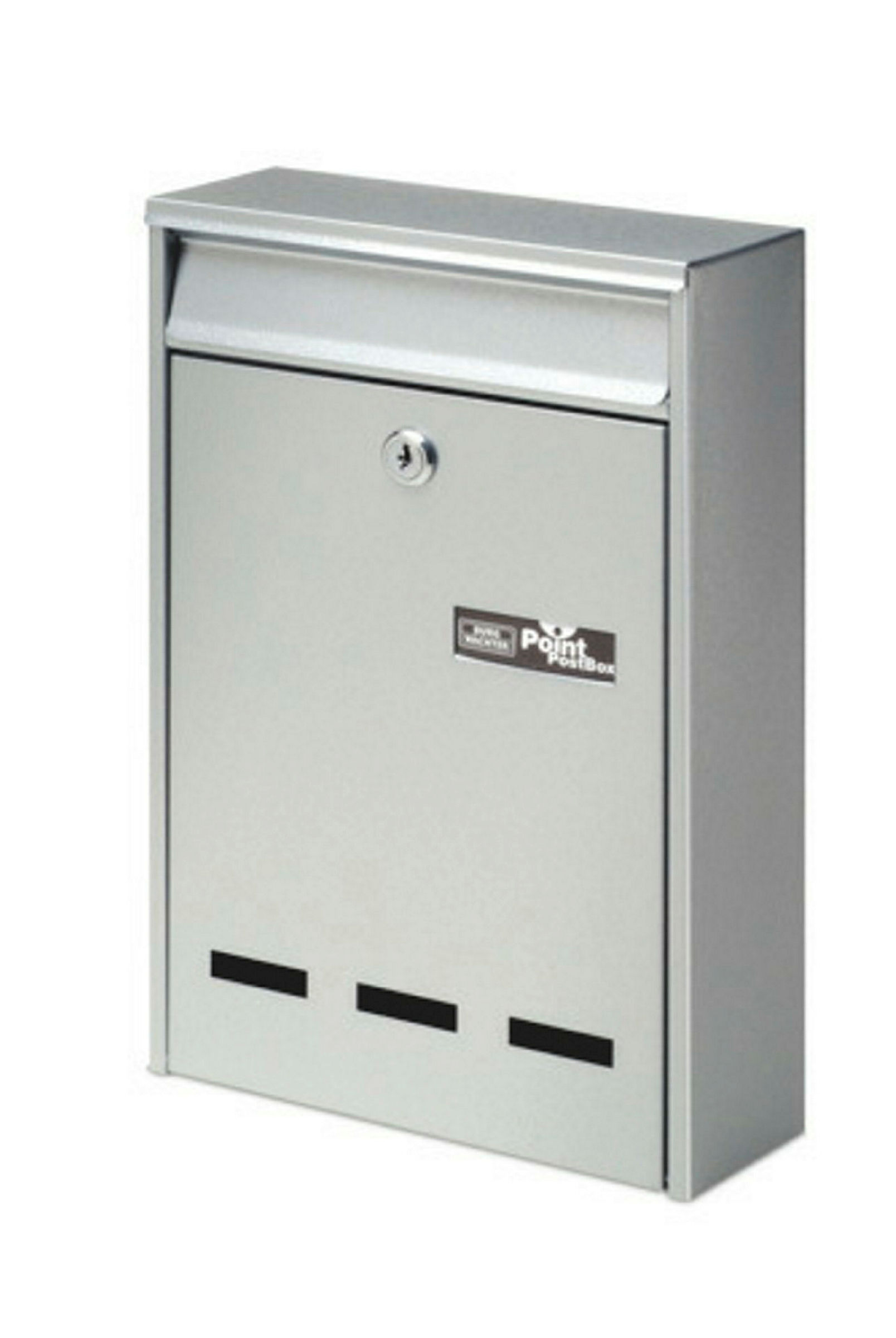 Briefkasten Stahl-lackiert Pocket 5871 Si silber