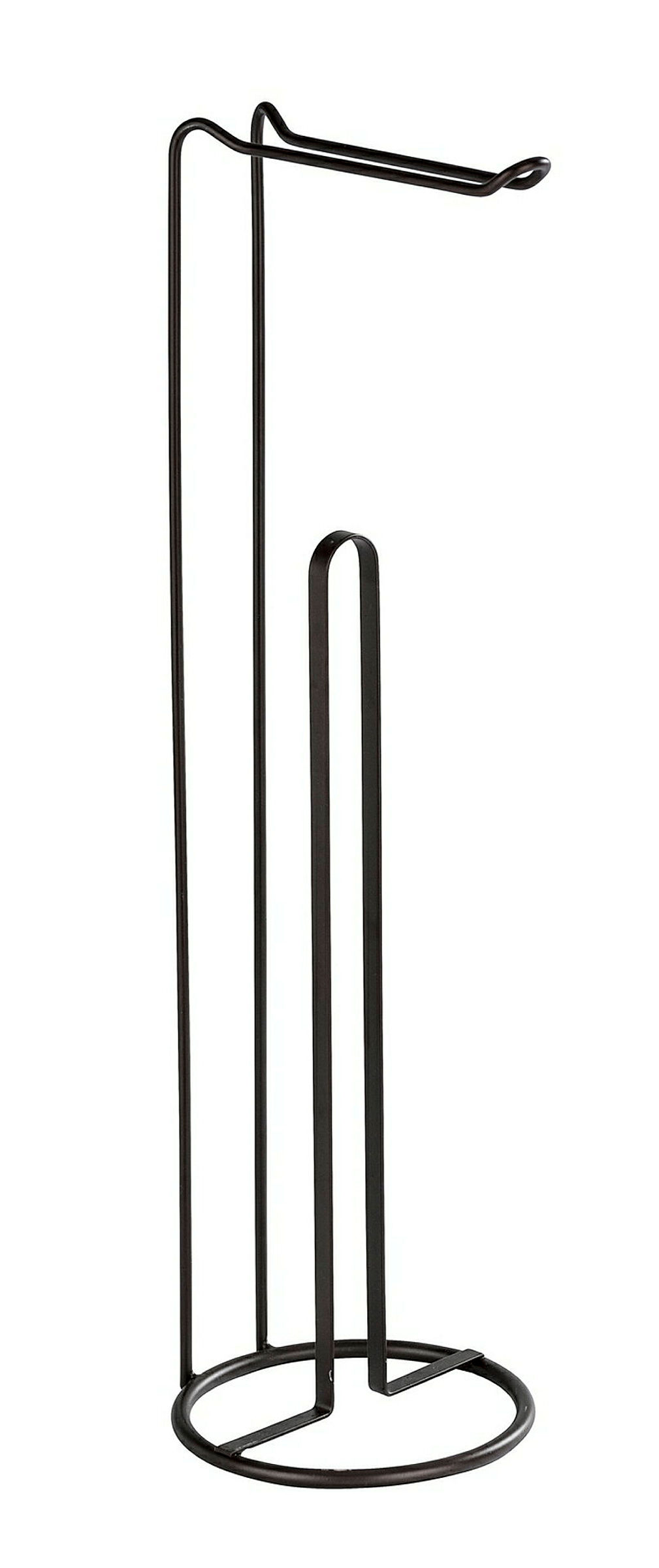 Stand Toilettenpapierh. 2in1 Lugano schw