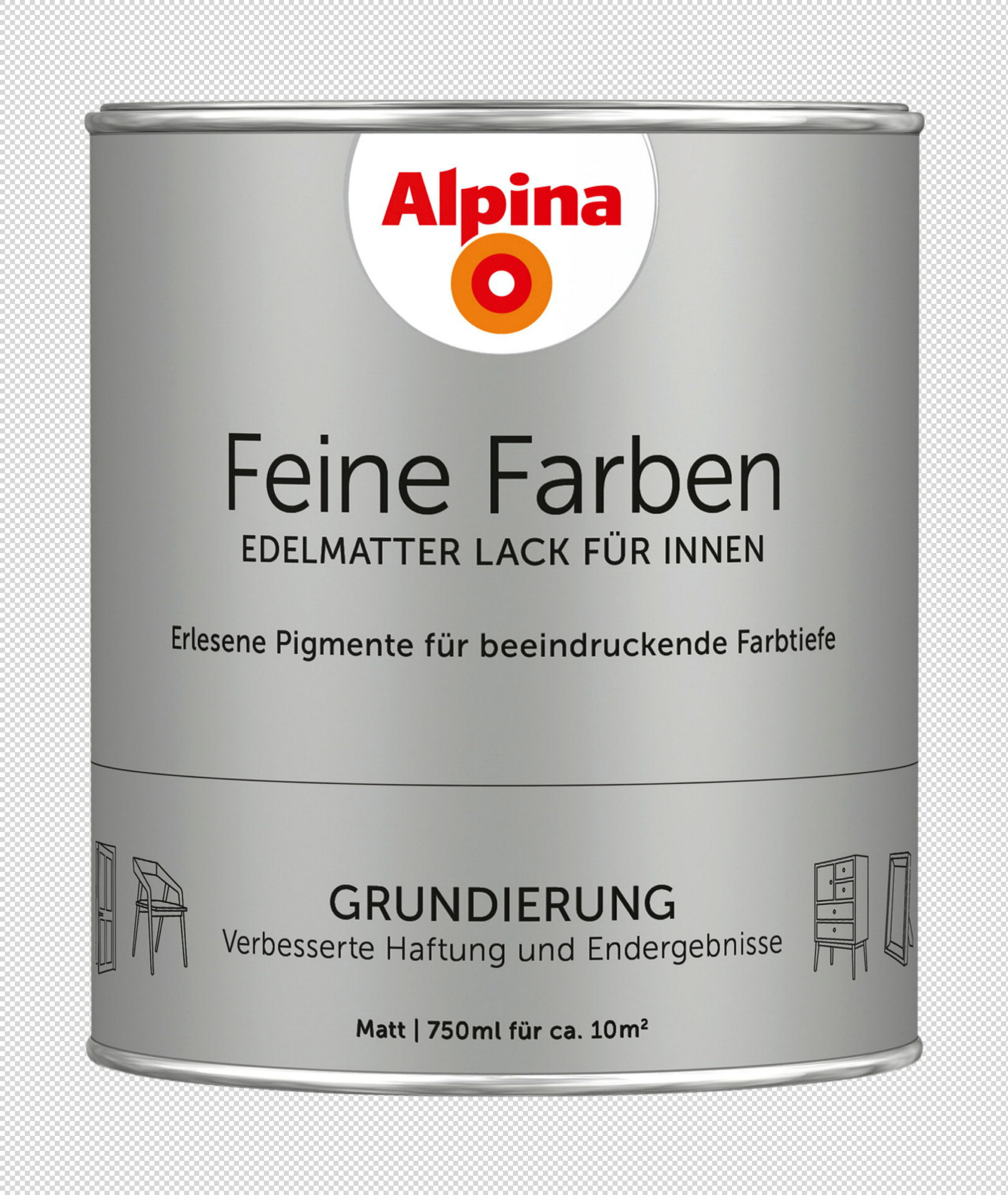 Alpina Feine Farben Lack Grundierung 750ml