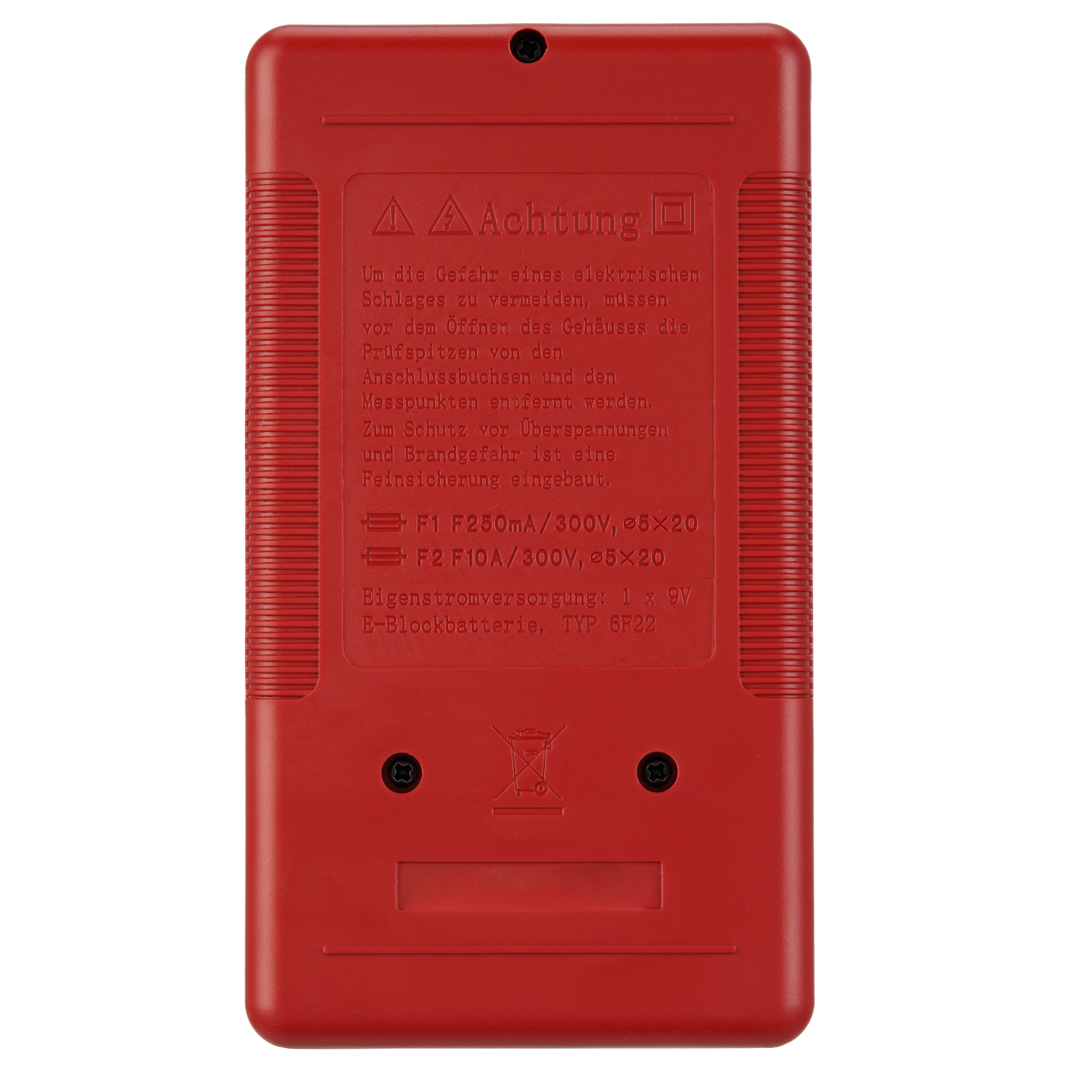 Vielfachmessgerät digital Basic schwarz/rot