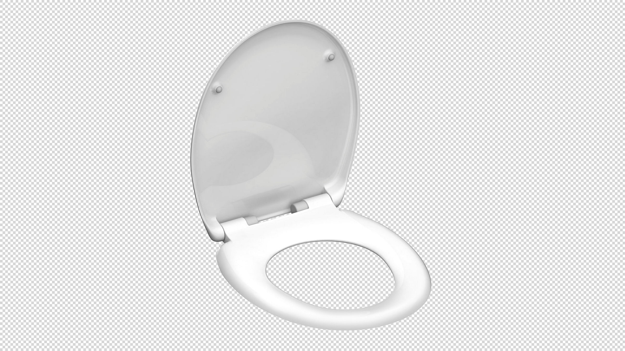 Duroplast WC-Sitz WHITE, mit Absenkautomatik und Schnellverschluss