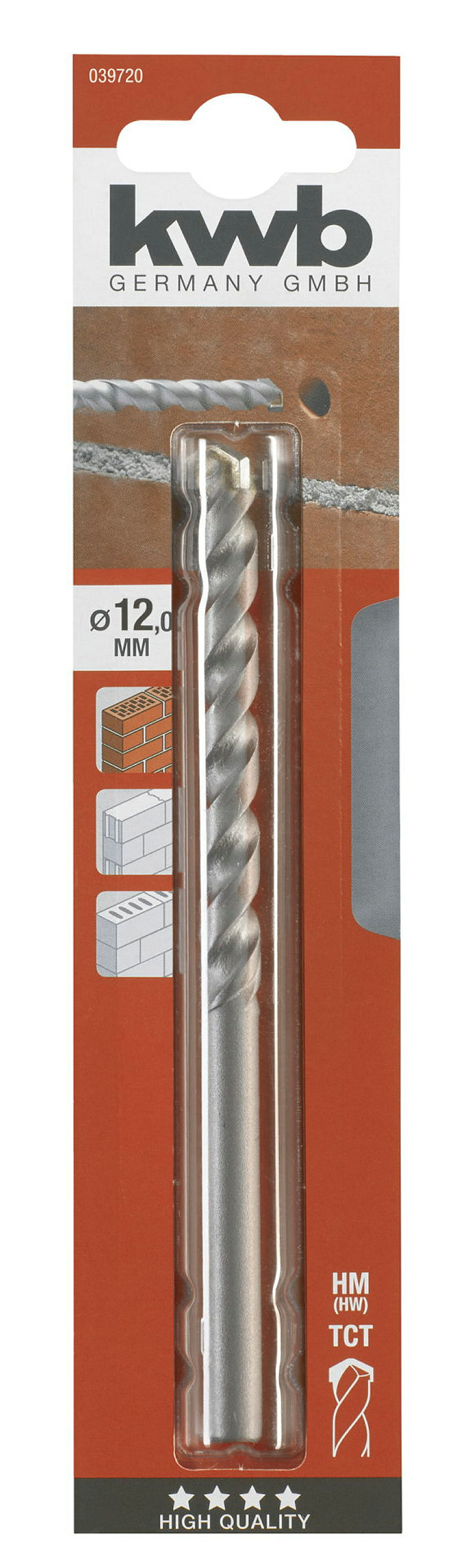 Steinbohrer, ø 12.0 mm