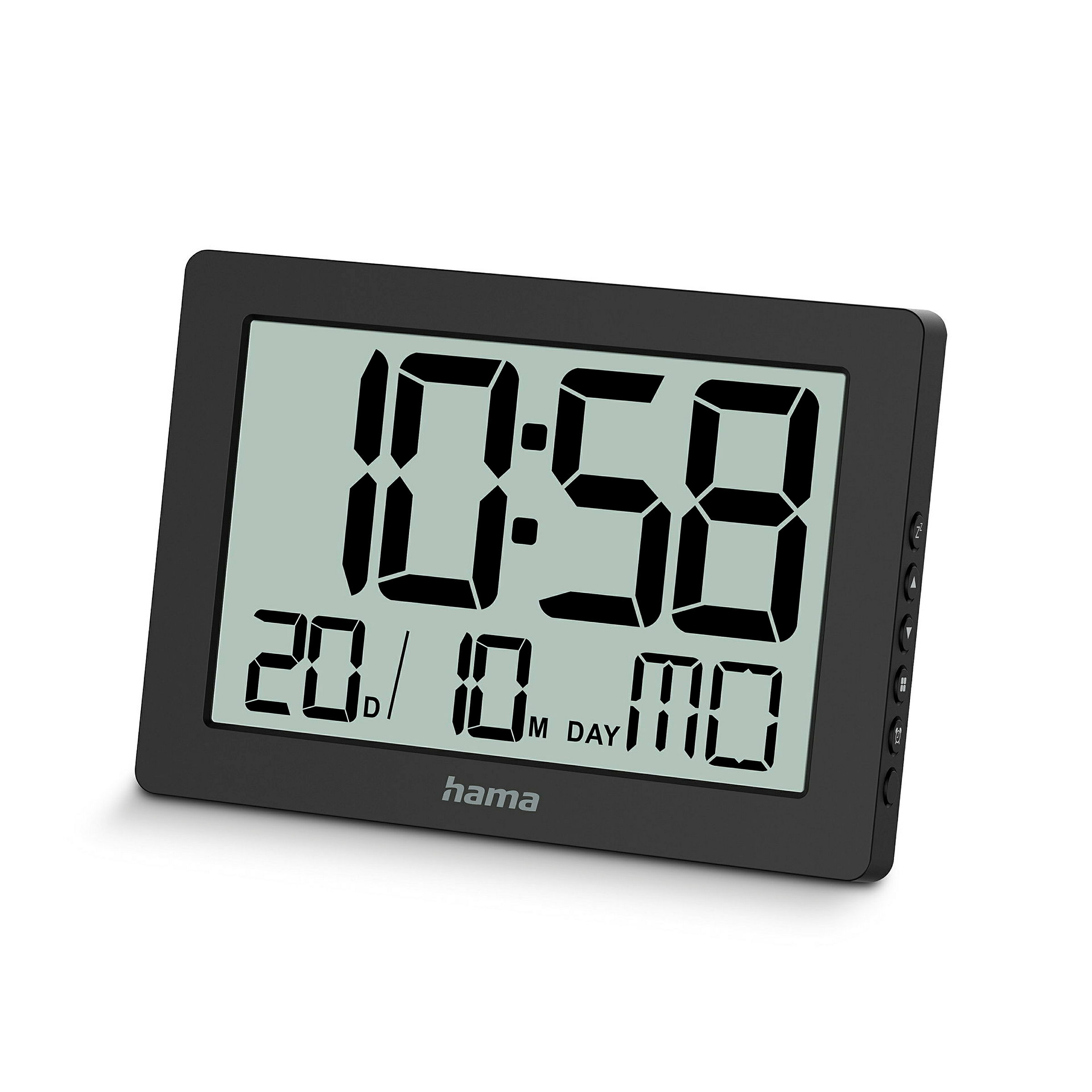 Hama Digitale Wanduhr'Ko Tao'', Schwarz
