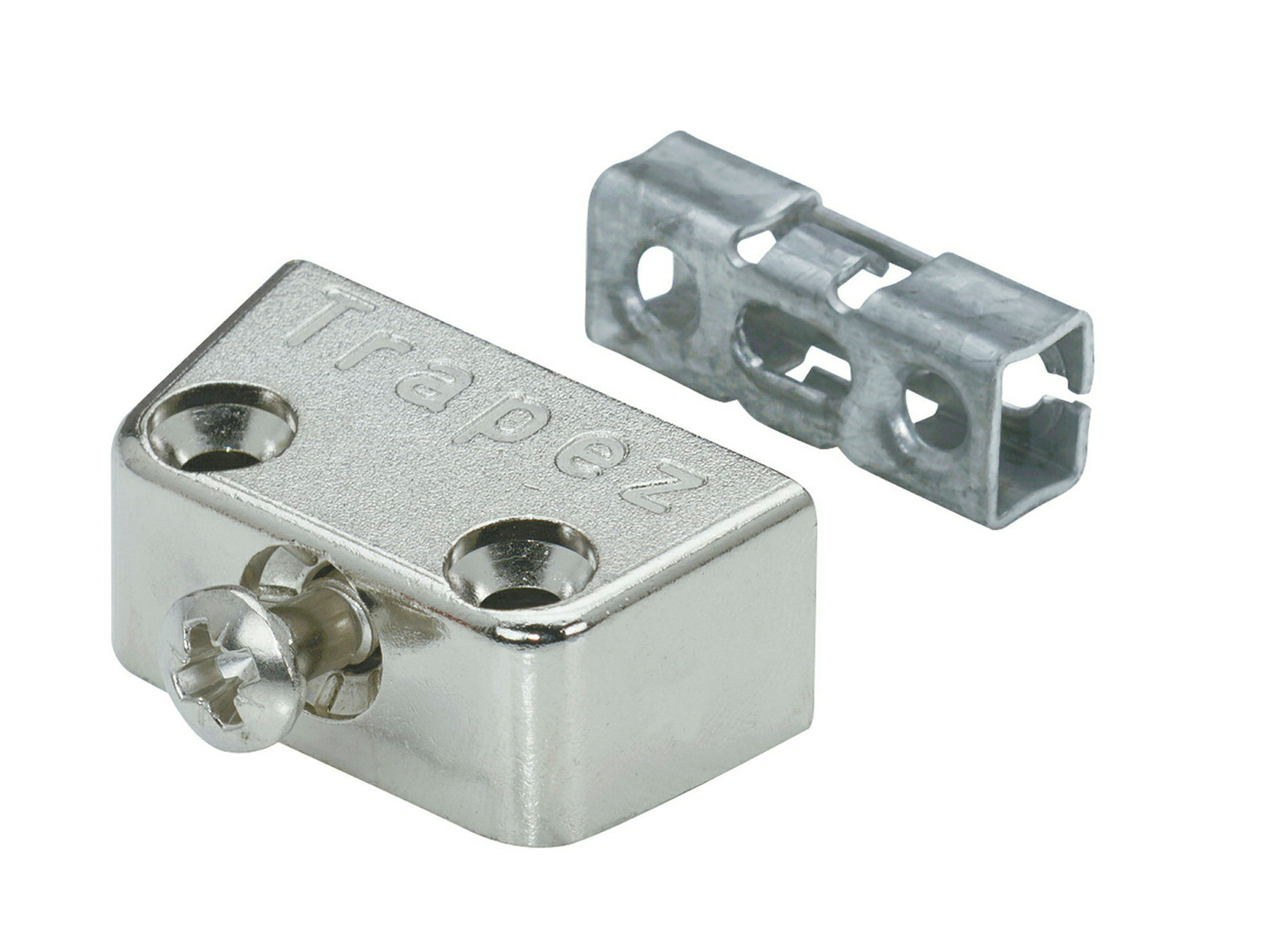 Glasbodenträger mit Einrastsicherung, max. Glasstärke: 6 mm