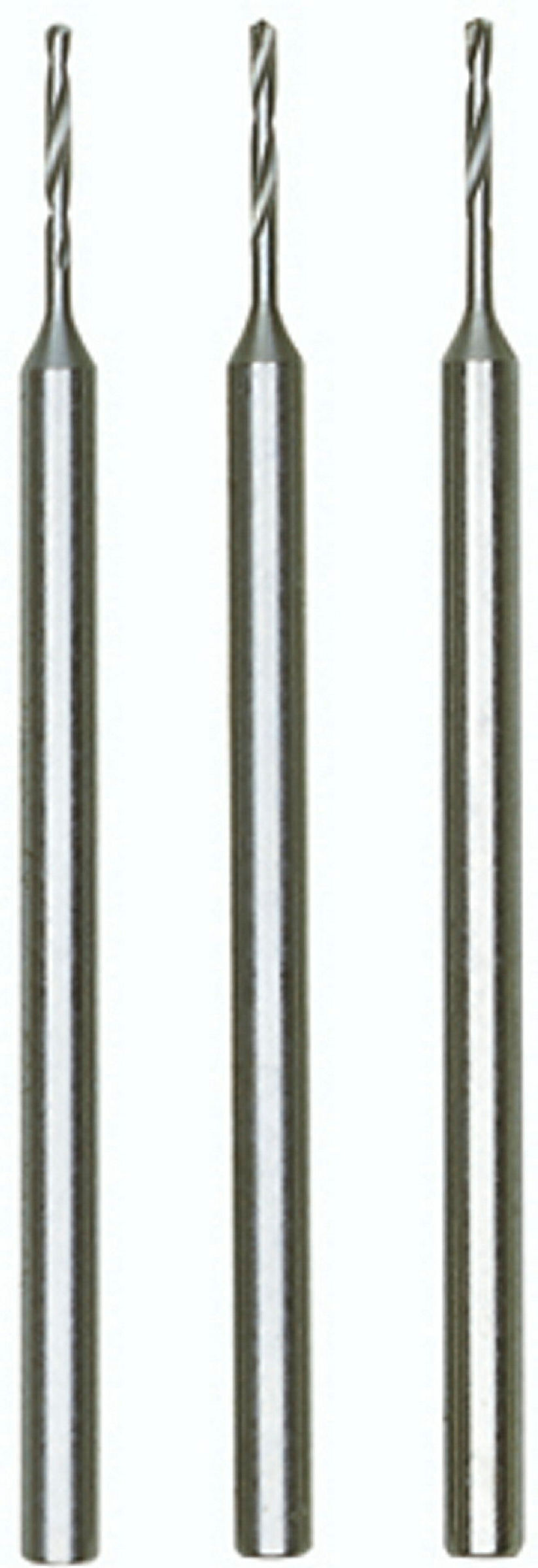PROXXON-MICRO-Spiralbohrer (HSS-Stahl), 0,8 mm, 3 Stück