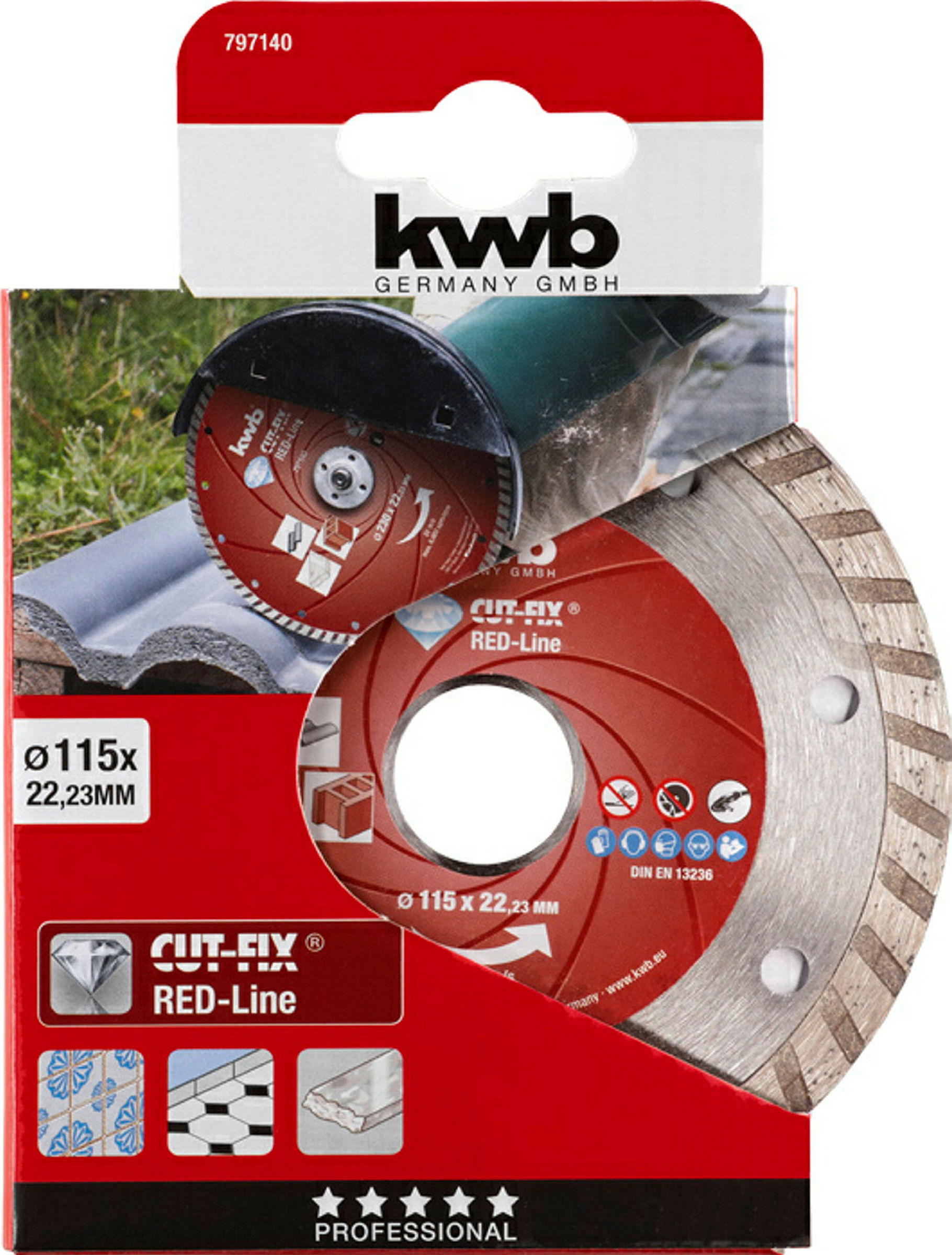CUT-FIX® Red-Line DIAMANT Trennscheiben, ø 115 mm