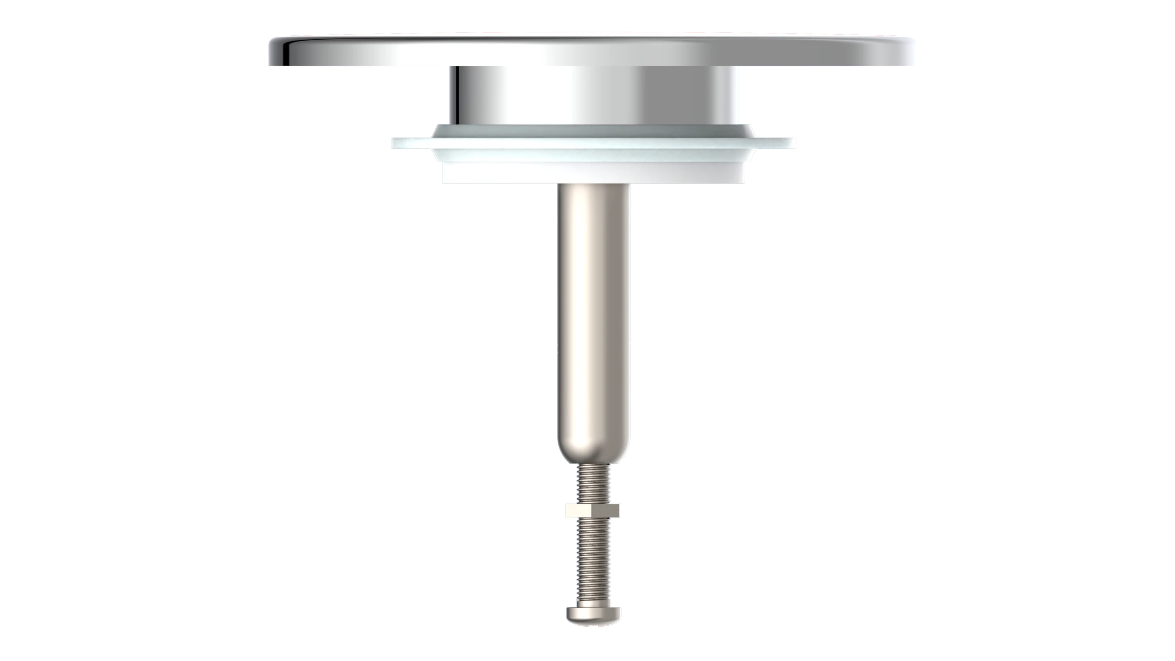Ablaufstopfen, Chrom, 70 mm x 1 1/2 '', für Badewanne