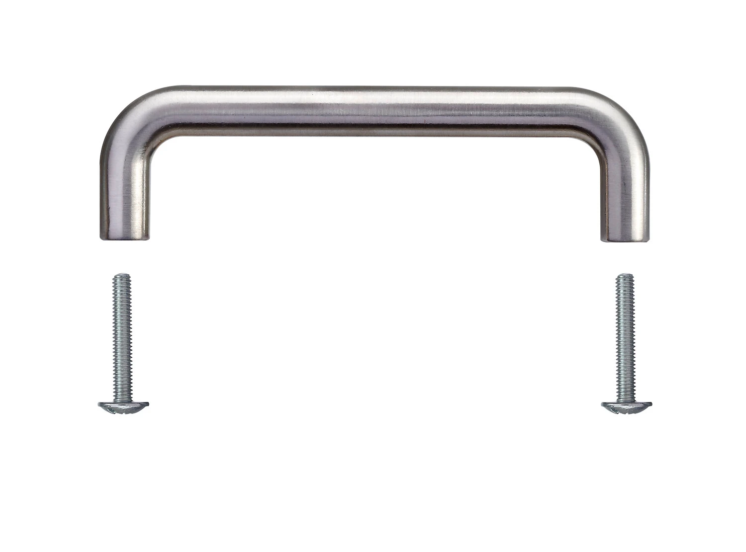 Möbelgriff LA128 Stahl Edelstahl-Optik