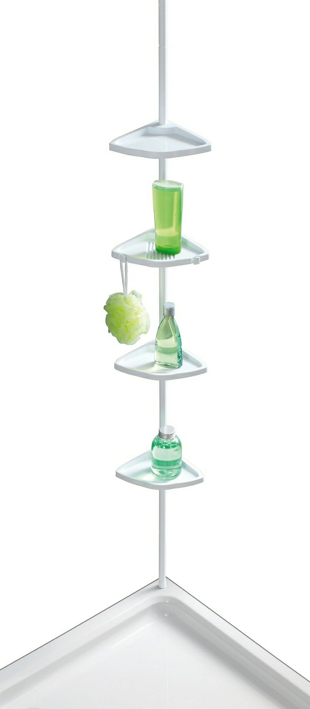 Teleskop Duschecke Easy weiss