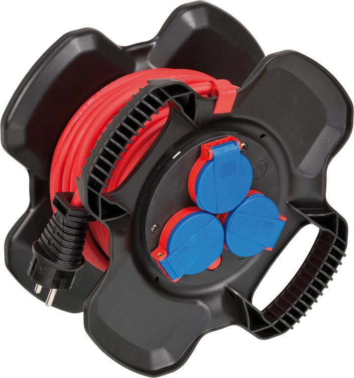 Gummi-KH X-Gum 10m H07RN-F3G15 rot 3fach/Klappd./CN-Thermo IP44