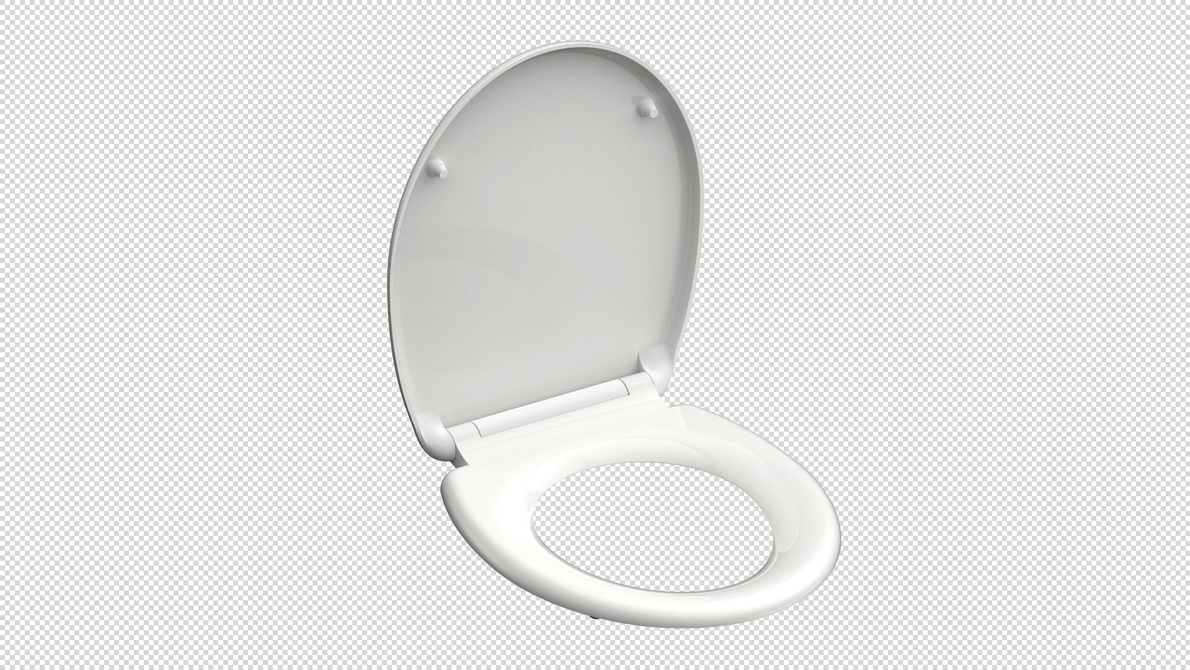 Duroplast WC-Sitz WHITE, mit Absenkautomatik und Schnellverschluss