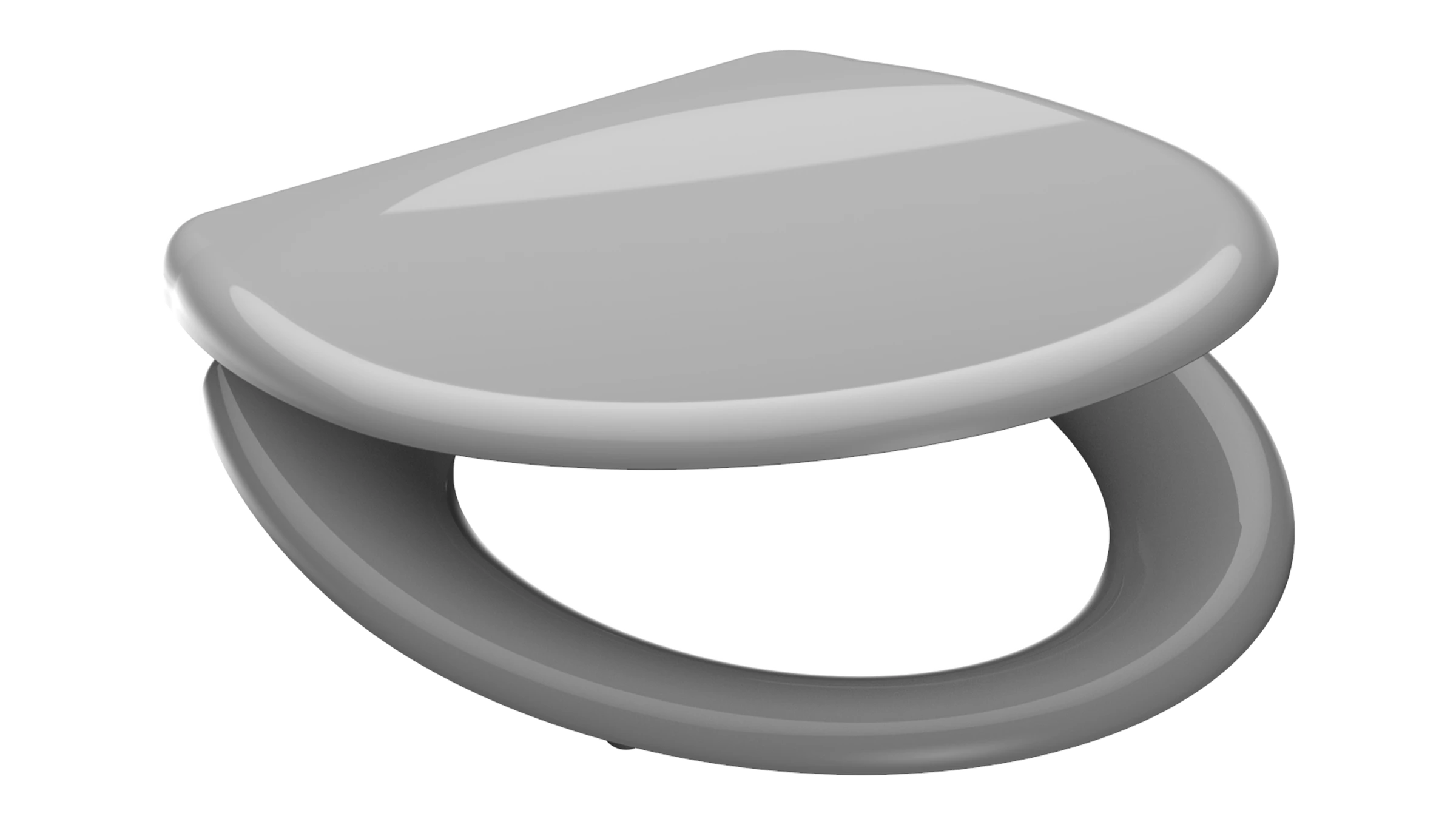 Duroplast WC-Sitz GREY, mit Absenkautomatik und Schnellverschluss