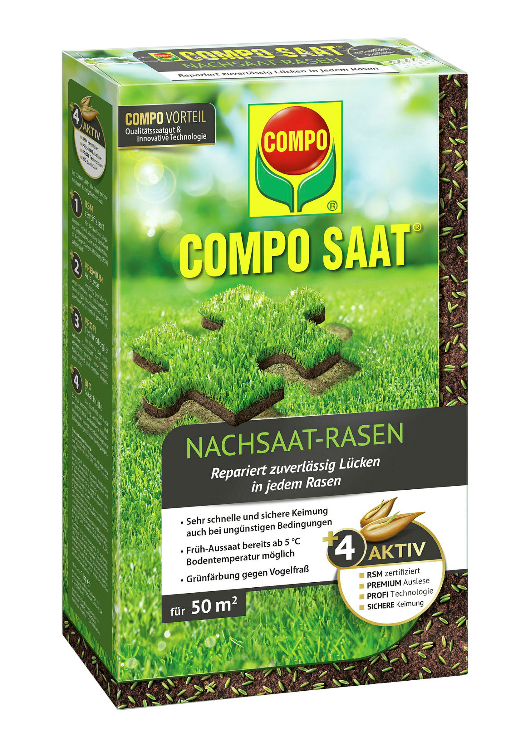 COMPO SAAT® Nachsaat-Rasen1 kg für 50 m2