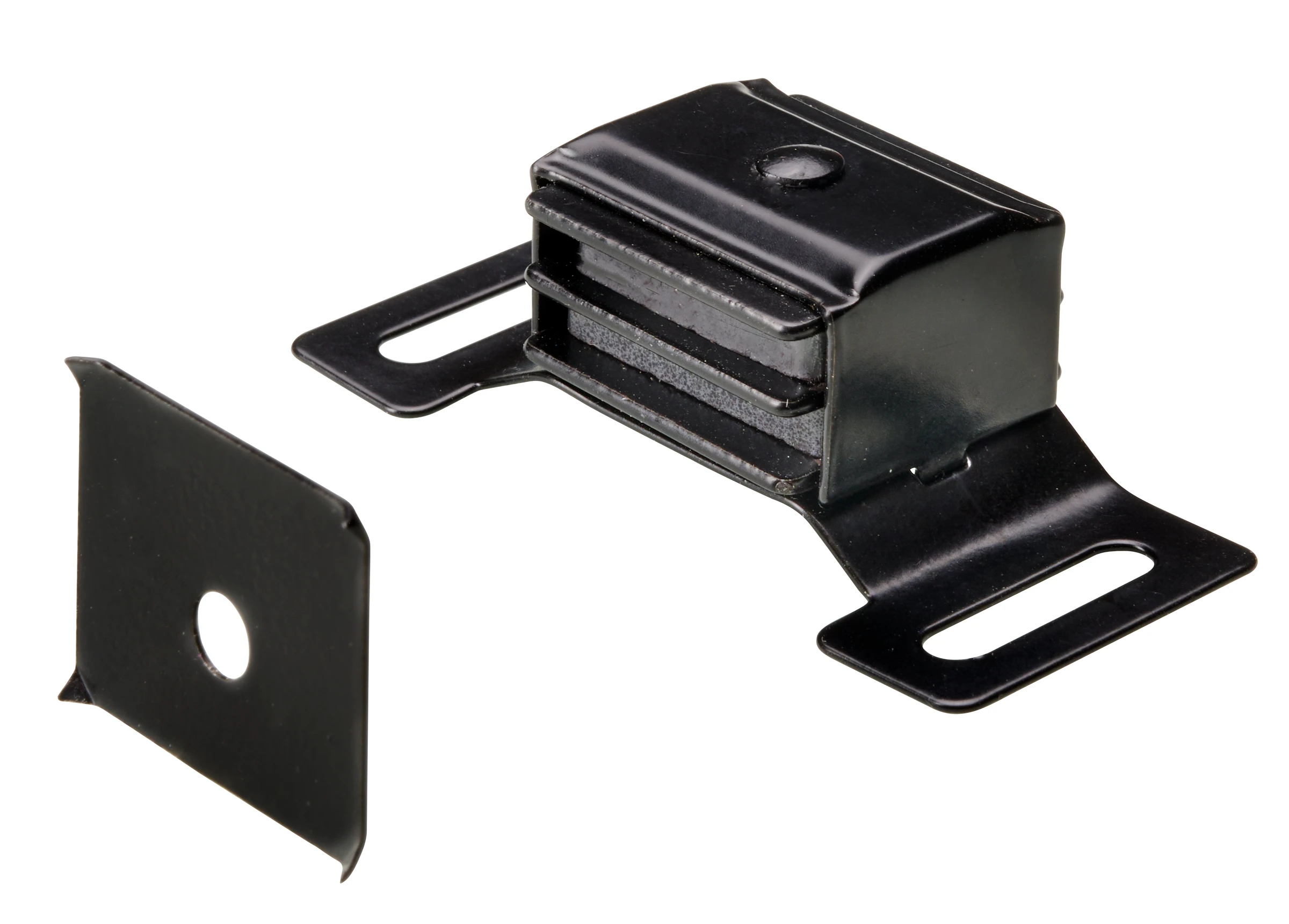 Magnetschnaepper schwarz/ Alu 3 kg, 2 Stück