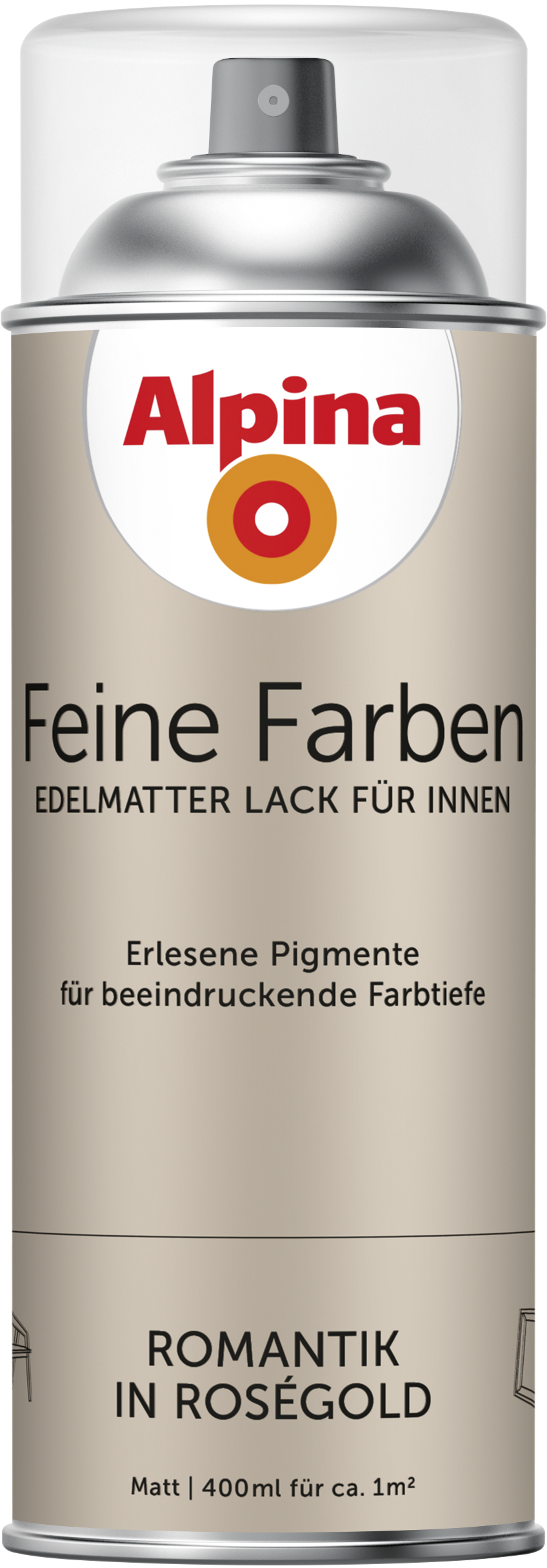 AP Feine Farben Lack 400 ml Romantik Ros gold