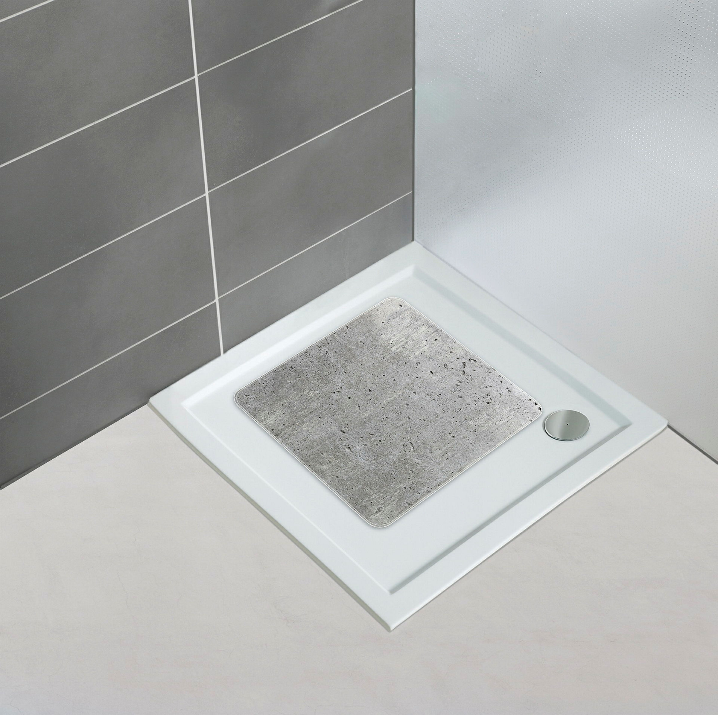 Duscheinlage Modell Concrete 54x54cm