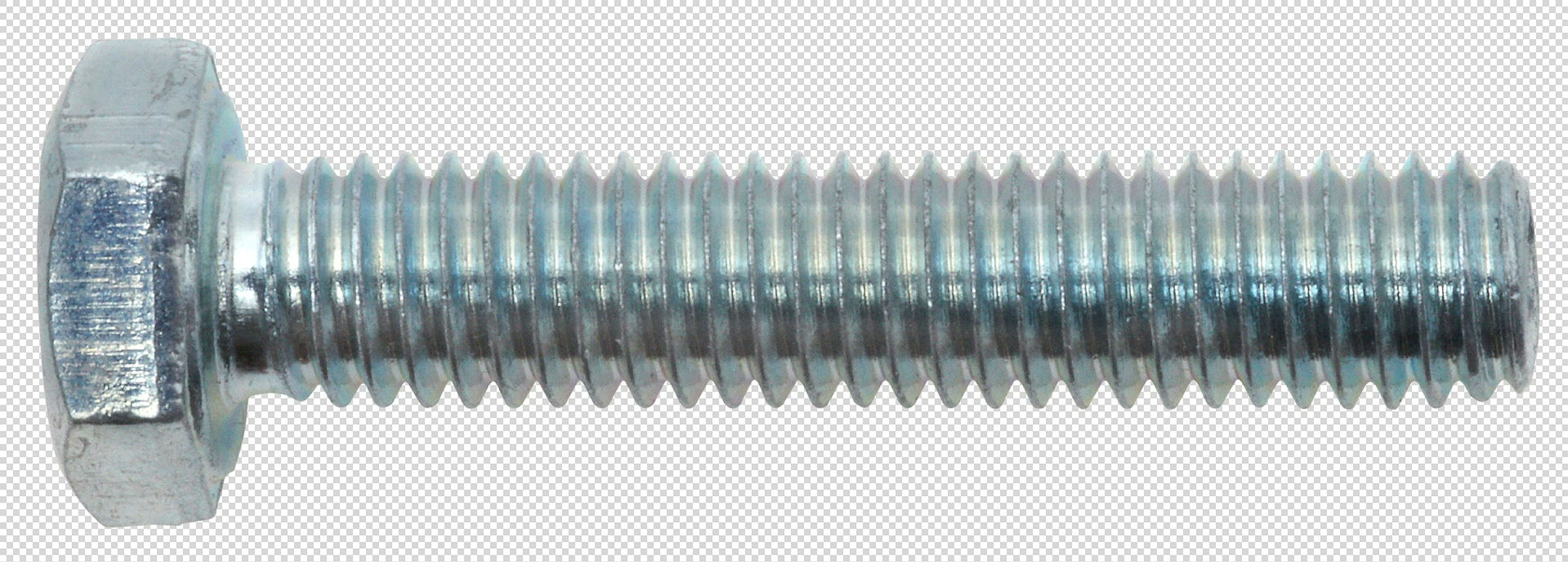 Gewindeschraube 6kt-Kopf 8.8 M6 x 80, vz, DIN 933