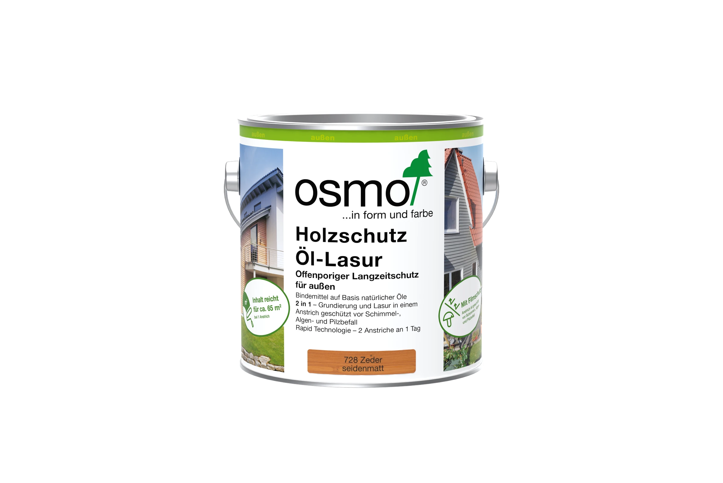 728 Holzschutz Öl-Lasur Zeder 2,5L