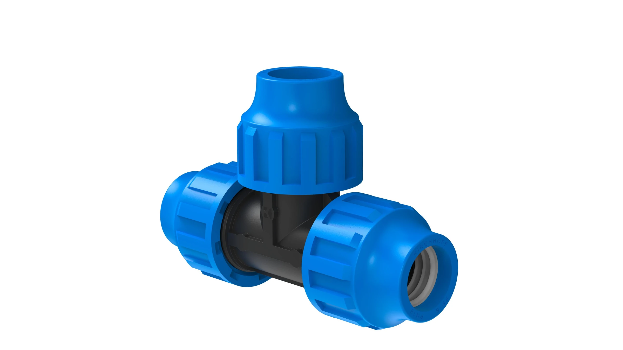 PP T-Stück, 25 mm, Klemmfitting für HDPE