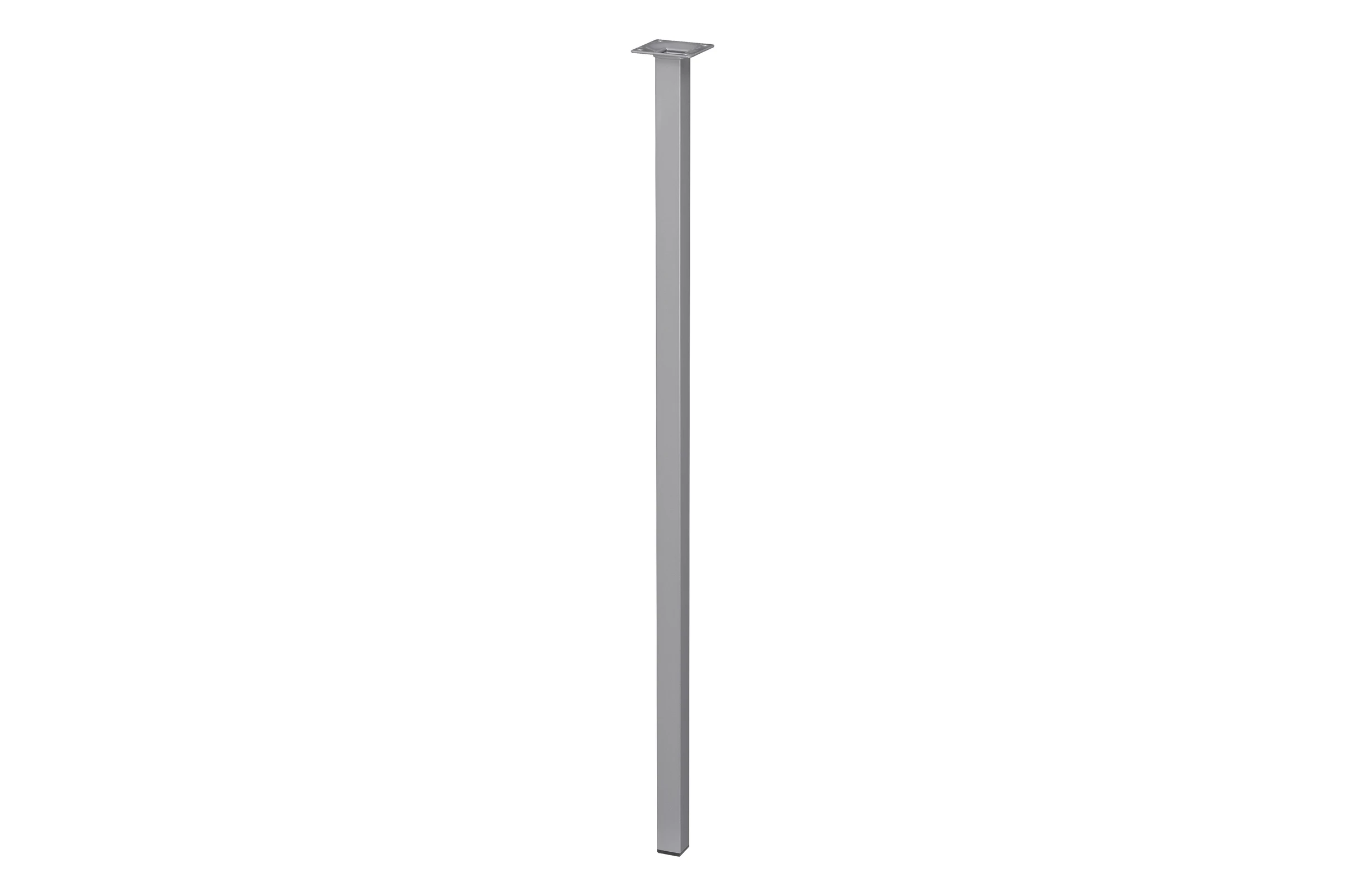 Möbelfuß PLIX 700x24x24 mm silber