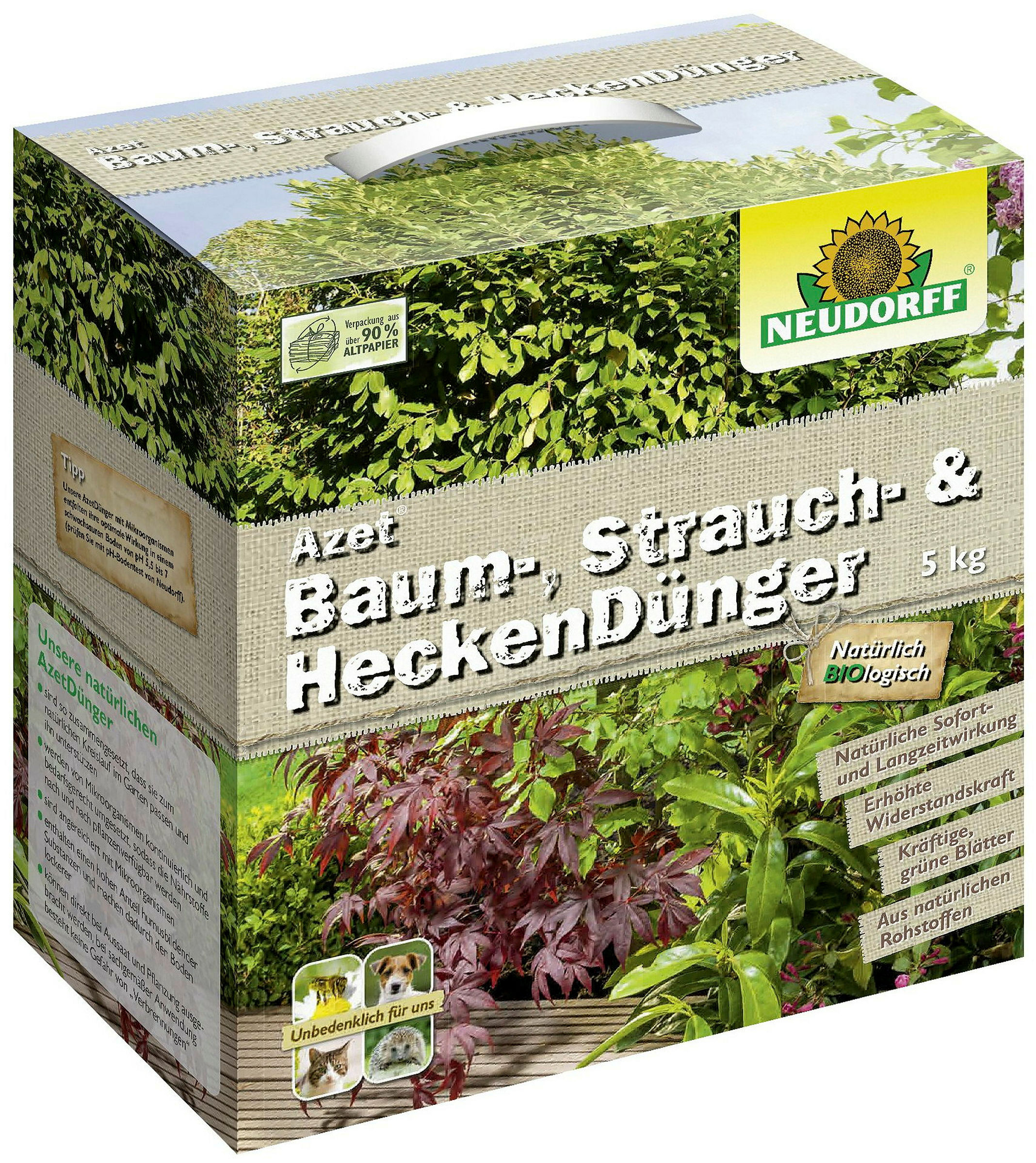 Neudorff Azet Baum-, Strauch-und HeckenDünger, 5 kg