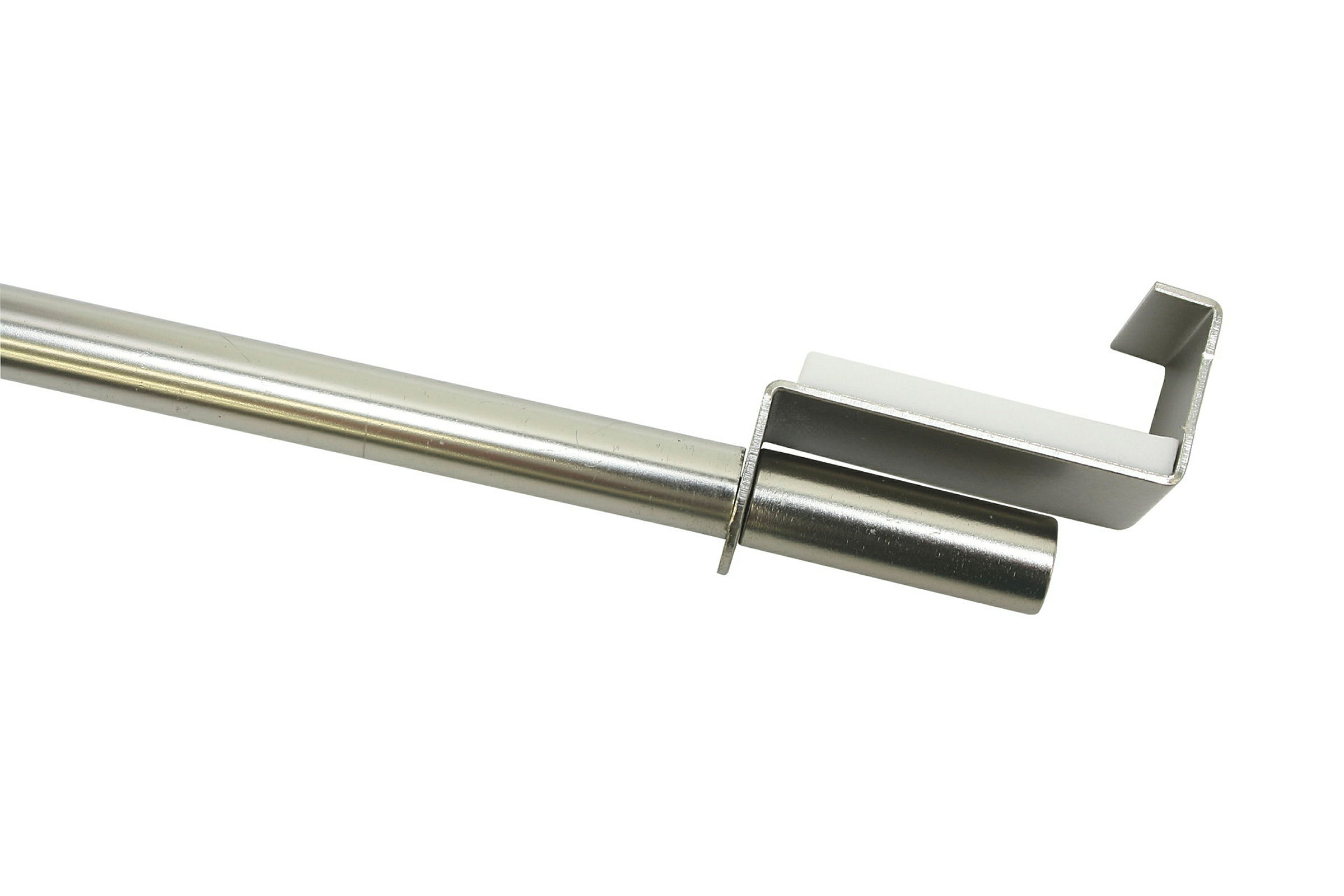 Spannvitrage, Scheibenstange, Metall, Ø 9 mm, titan, 90-130 cm