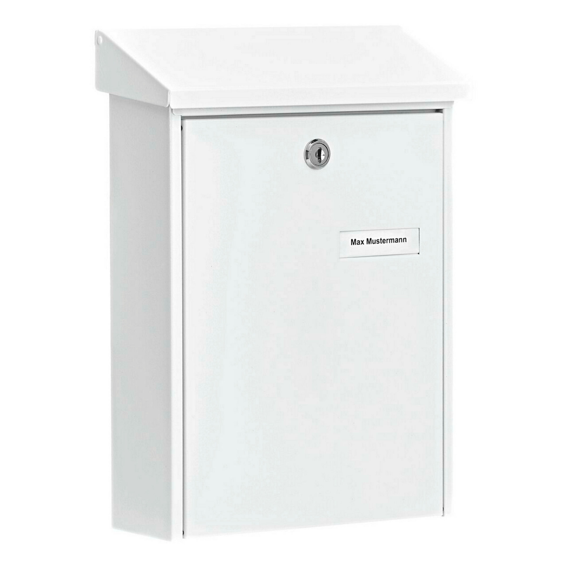 Briefkasten Stahl-lackiert Daily 5861 W weiss