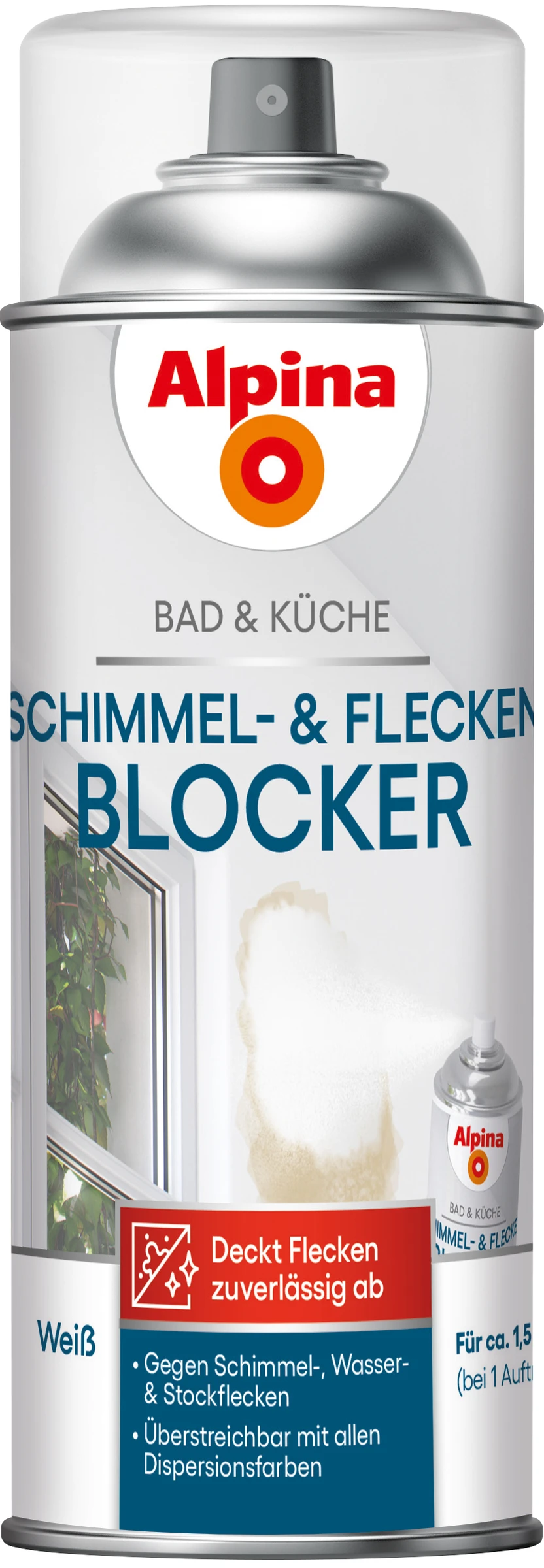 Alpina Bad & Küche Schimmel-& Flecken Blocker 0,4 Liter