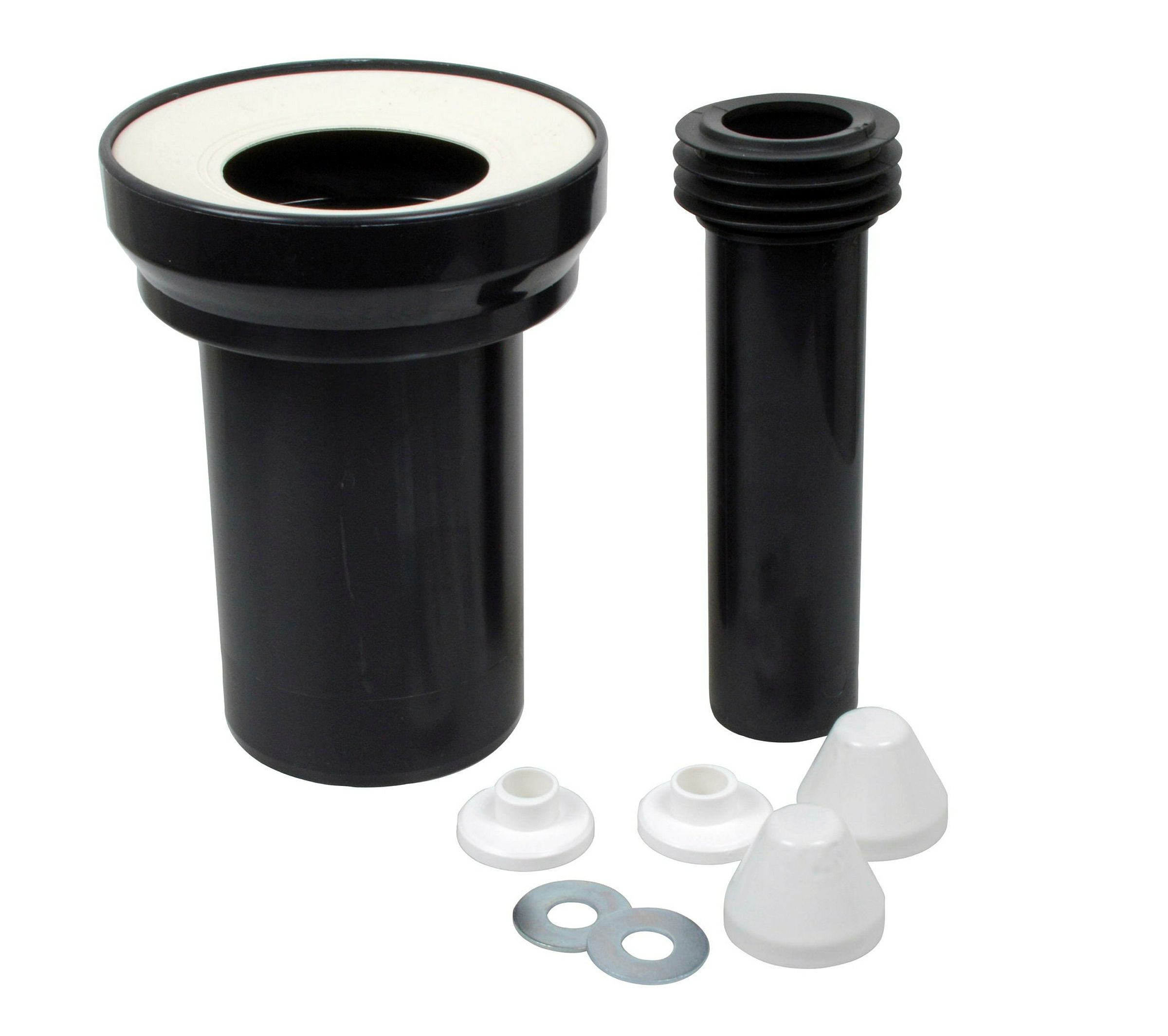 PP SANIT WC-Anschlussgarnitur, 45 mm x 180 mm, DN 90
