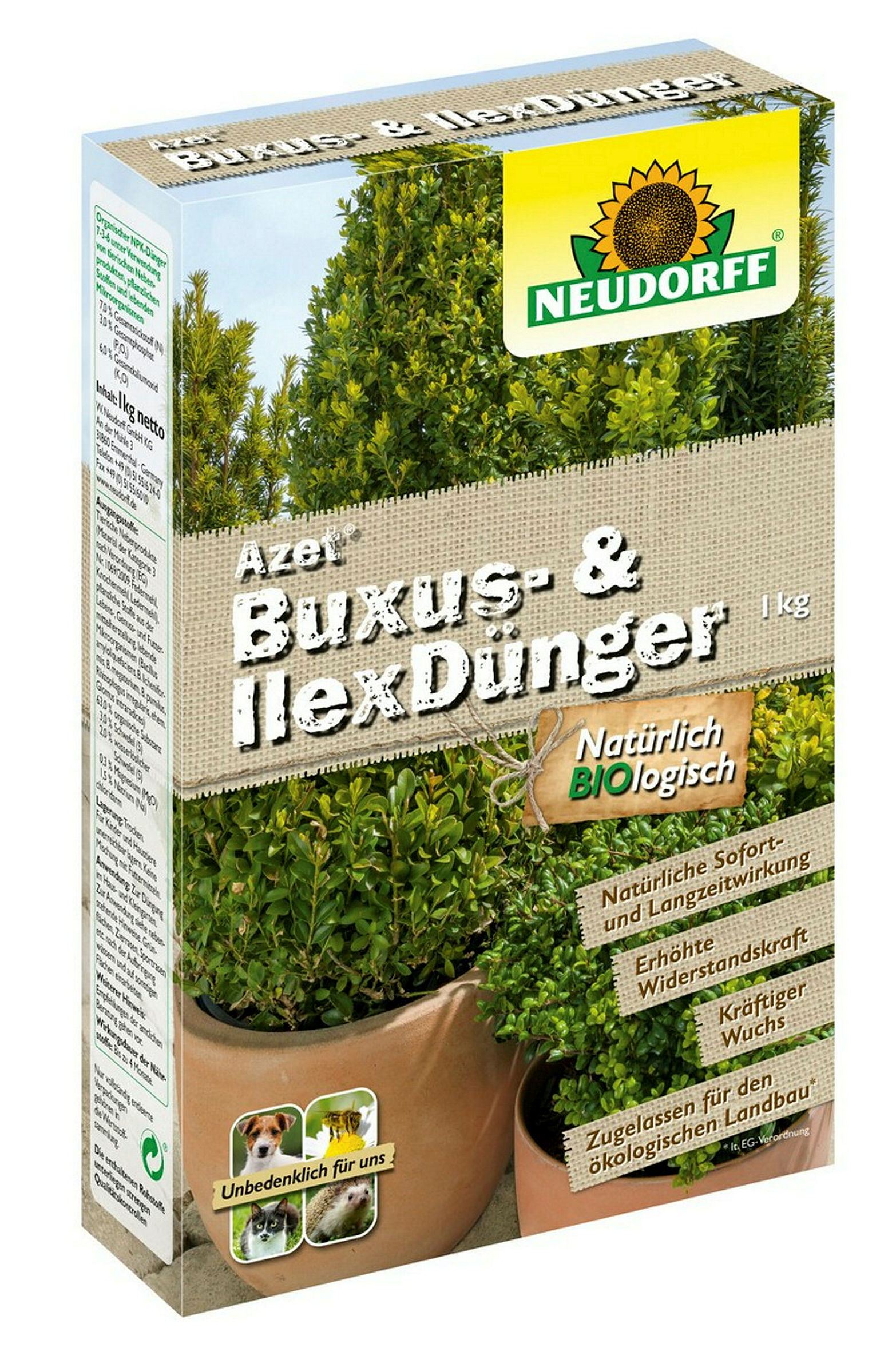 Neudorff Azet Buxus- &IlexDünger, 1 kg