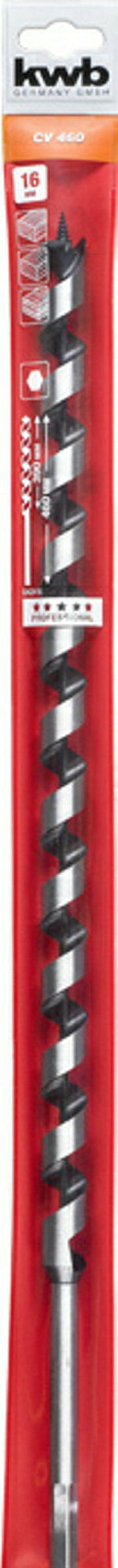 Schlangenbohrer, 460 mm, ø 16.0 mm
