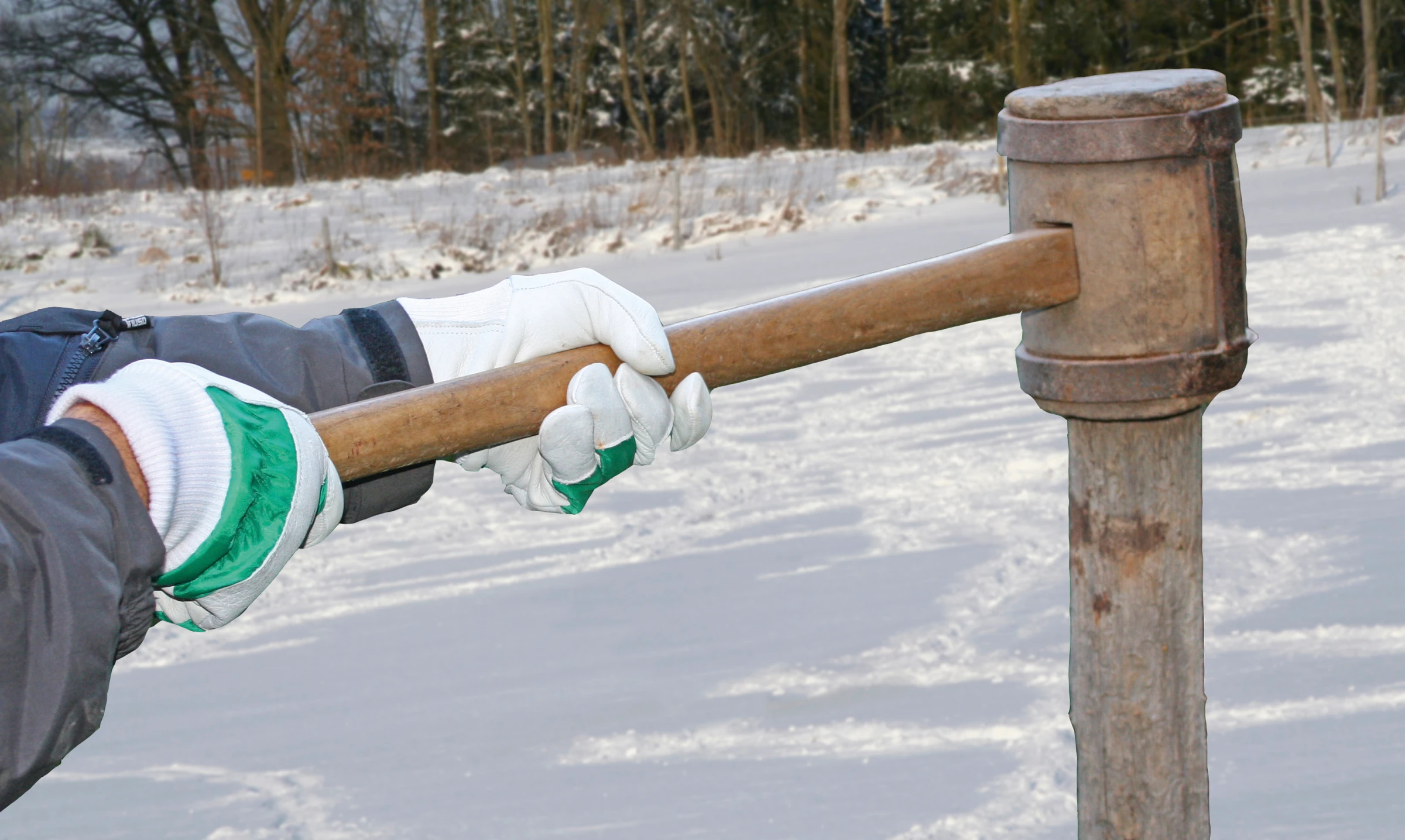 Eco-Wood Gr. 9, Winterhandsch. Strickbu.,Ziege