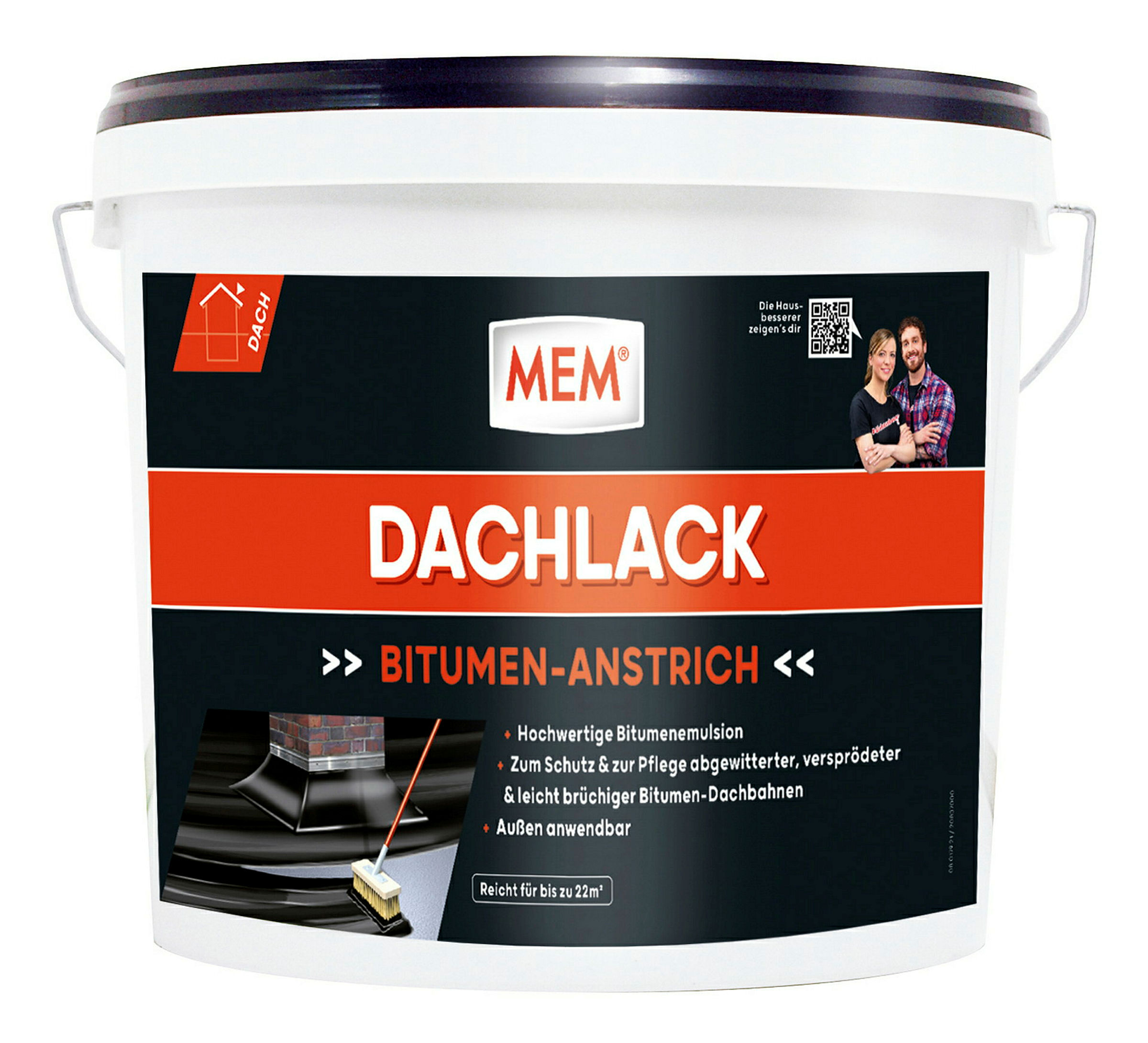 Bitumen-Dachlack 10 L