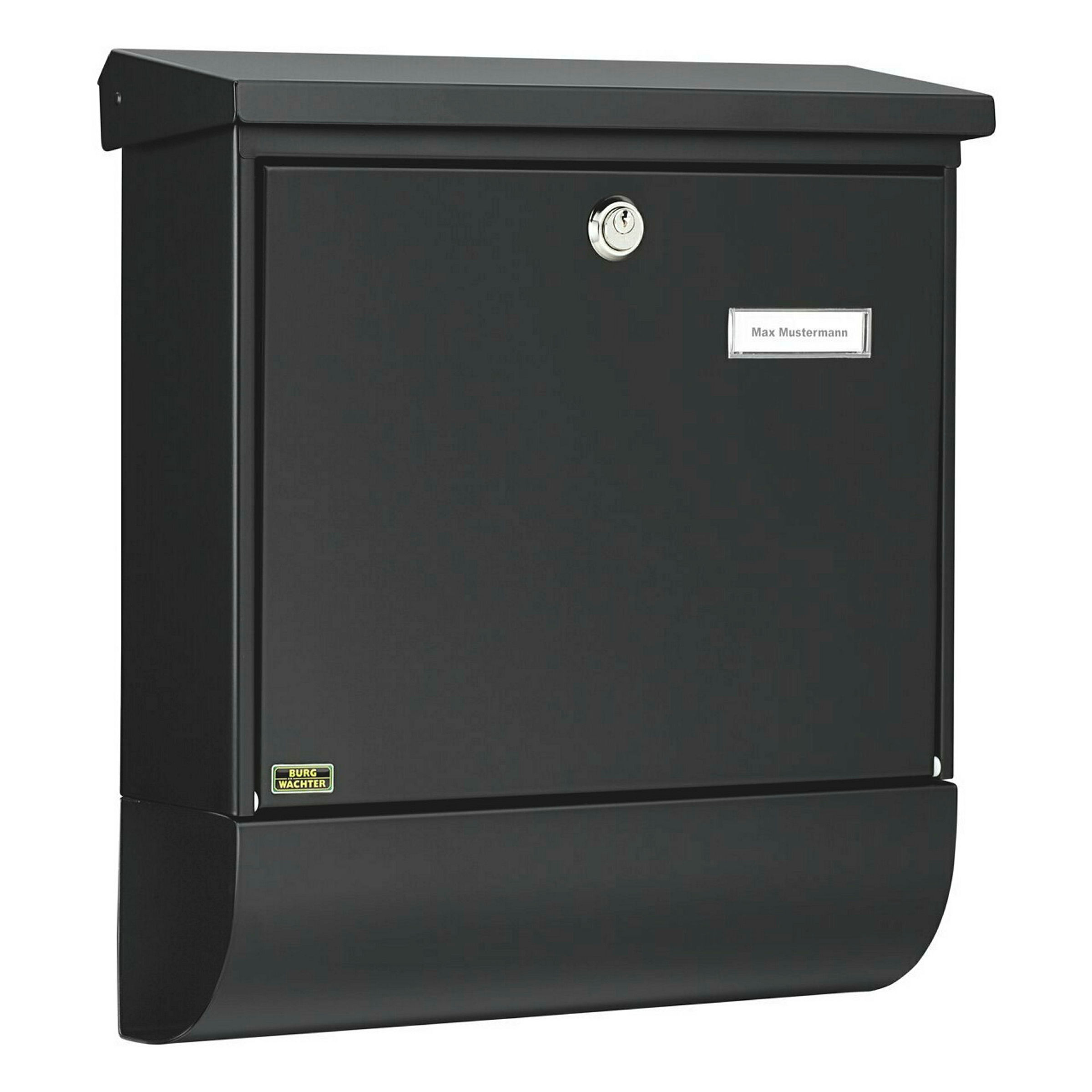 Briefkasten-Set Stahl-lack. Vario 86720S schwarz