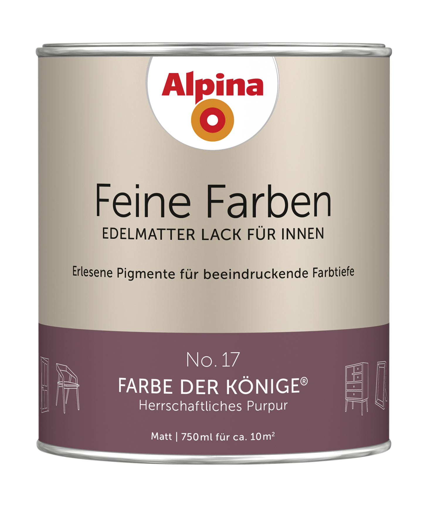 AP Feine Farben Lack 750 ml Farbe der Könige