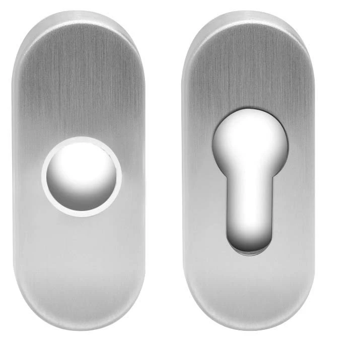 Edelstahl-Oval-Rosette für Drücker