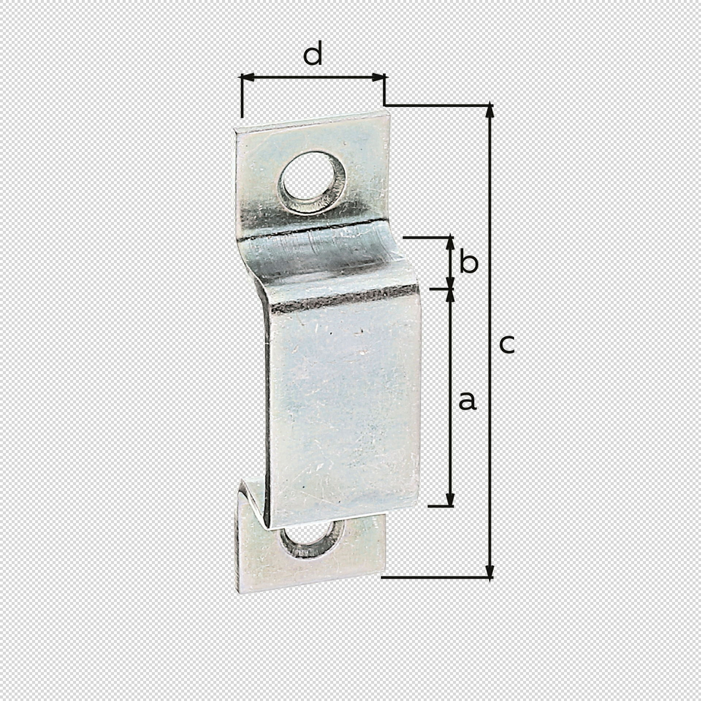 Schlaufe 20x9 4 Stück verzinkt