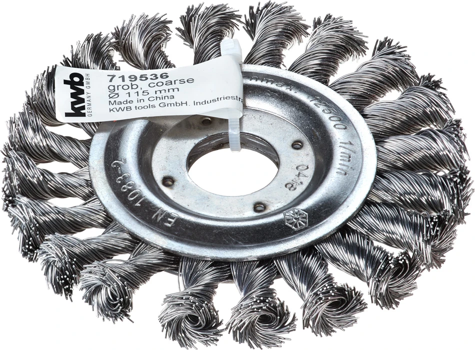 AGGRESSO-FLEX® Scheibenbu rste, HSS Stahldraht, gezopft, ø 115 mm