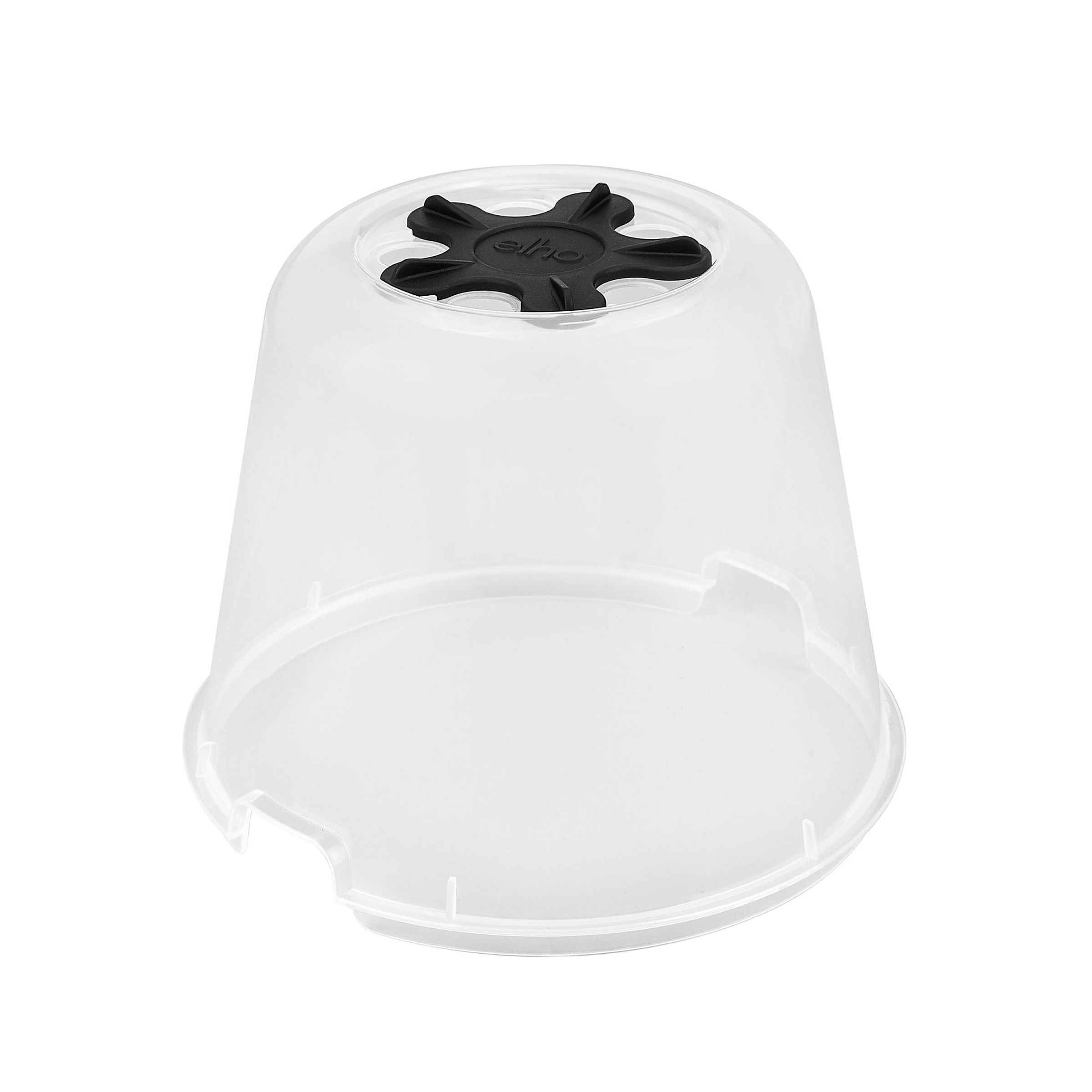Elho Green Basics Anzucht Haus Rund 17 - Transparent - Ø 17 x H 14 cm - Inn