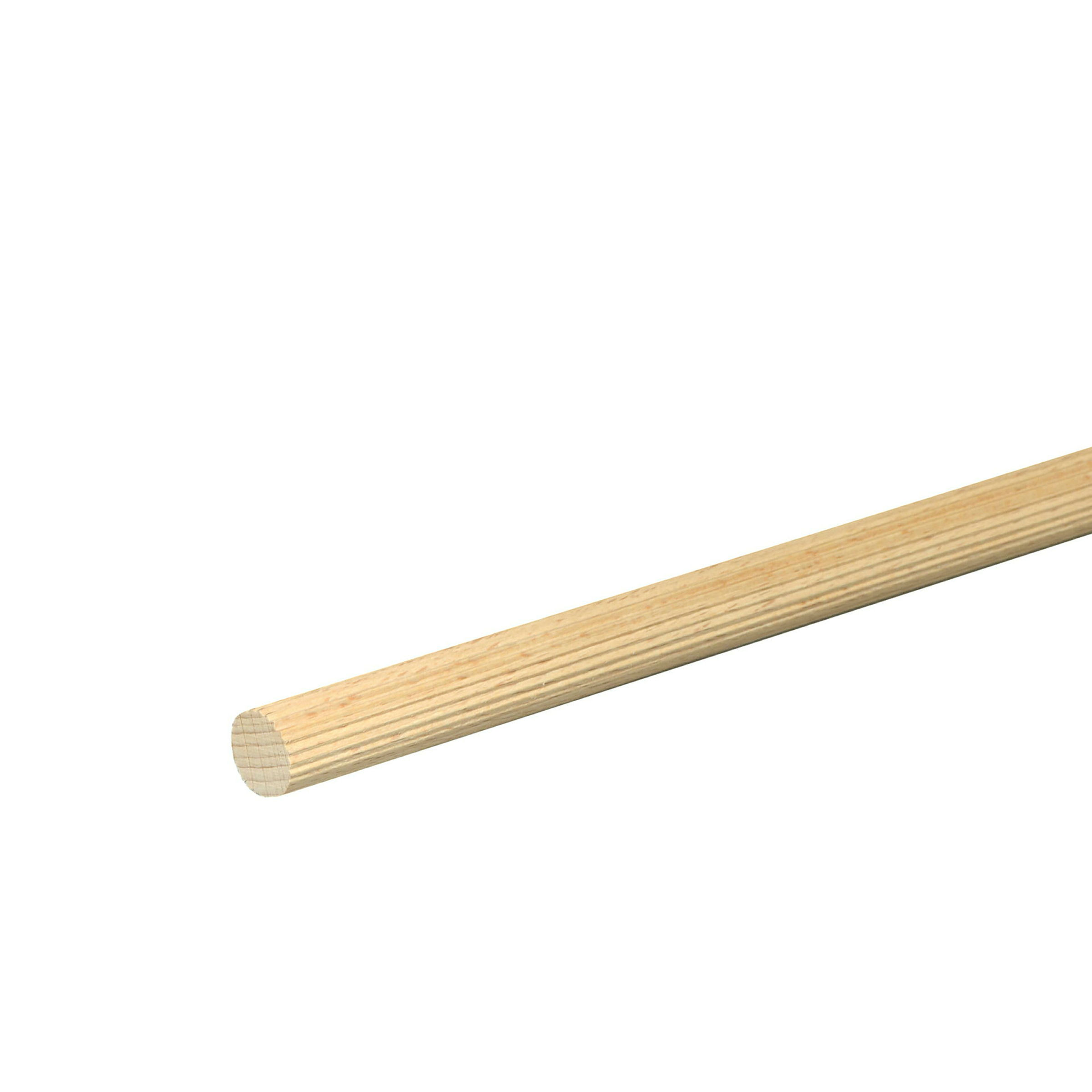 Rundstab gerillt (Dübel) Buche 18mm, 100cm