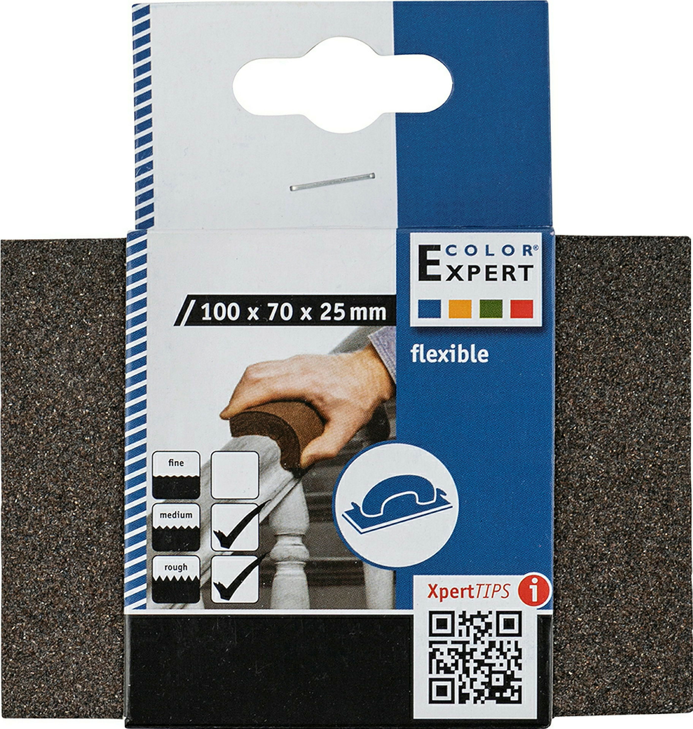 Schleif-Schwamm, mittel/grob 100x70x25mm