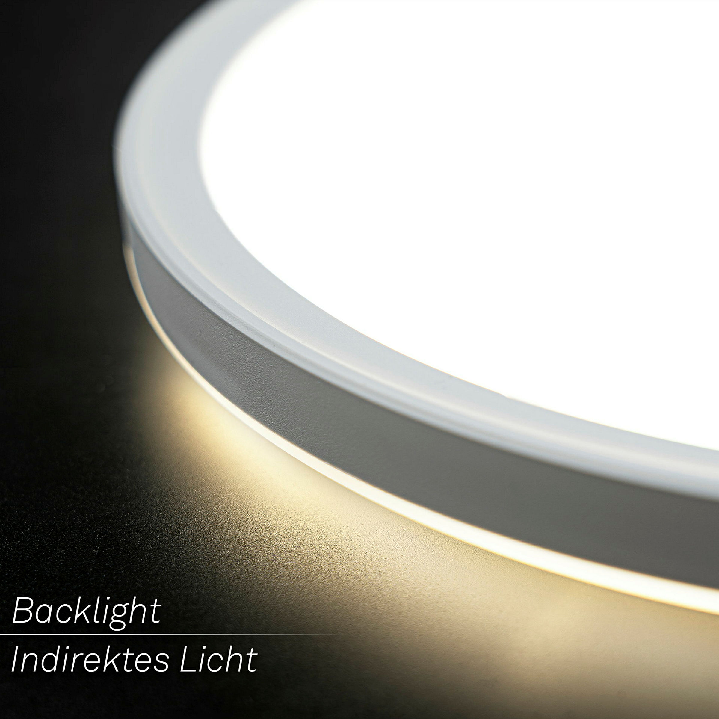 Ultraflaches LED Panel mit LED Backlight,weiß, 1xLED/18W