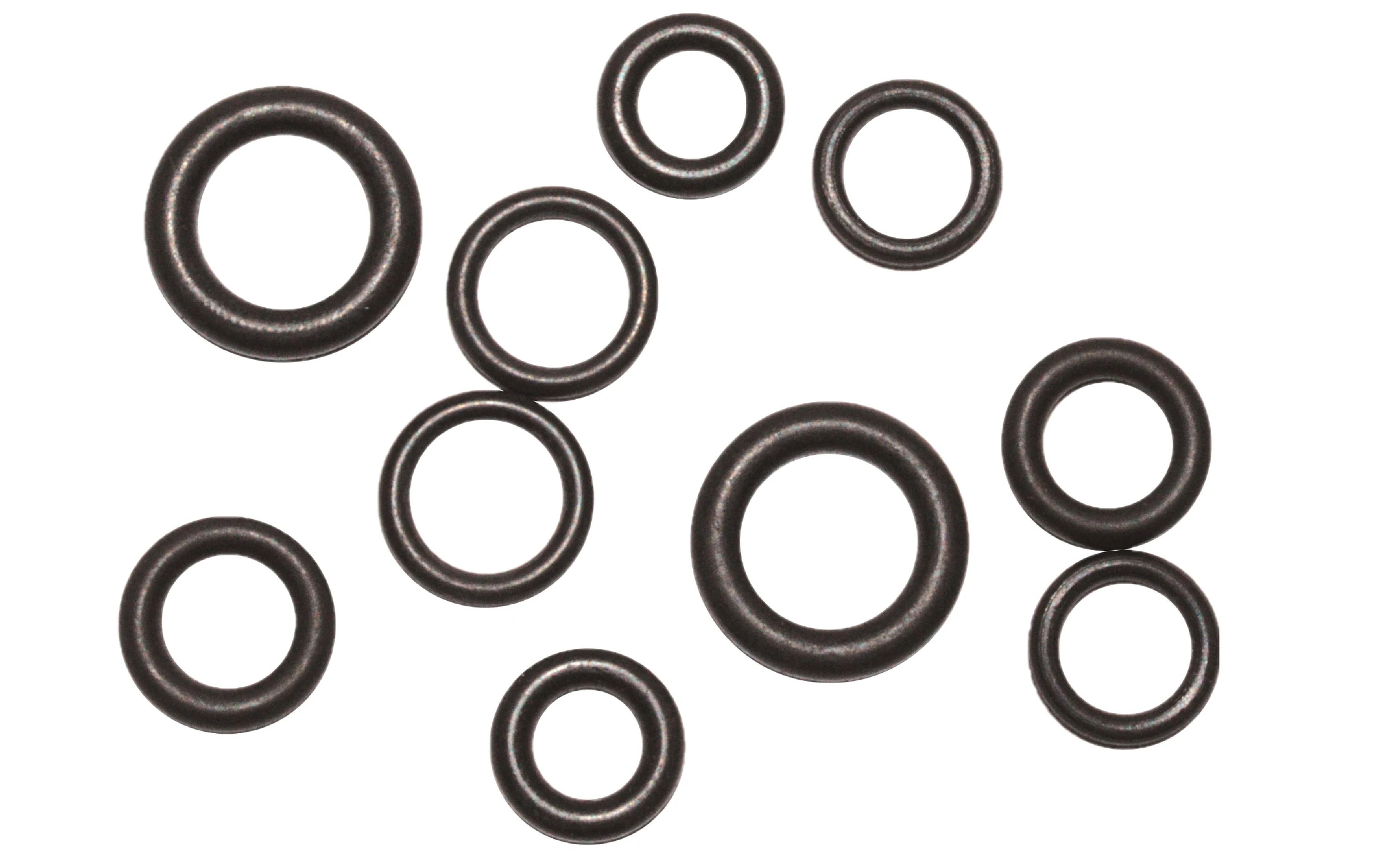 O-Ring-Sortiment, Gummi, diverse Größen (5x2)