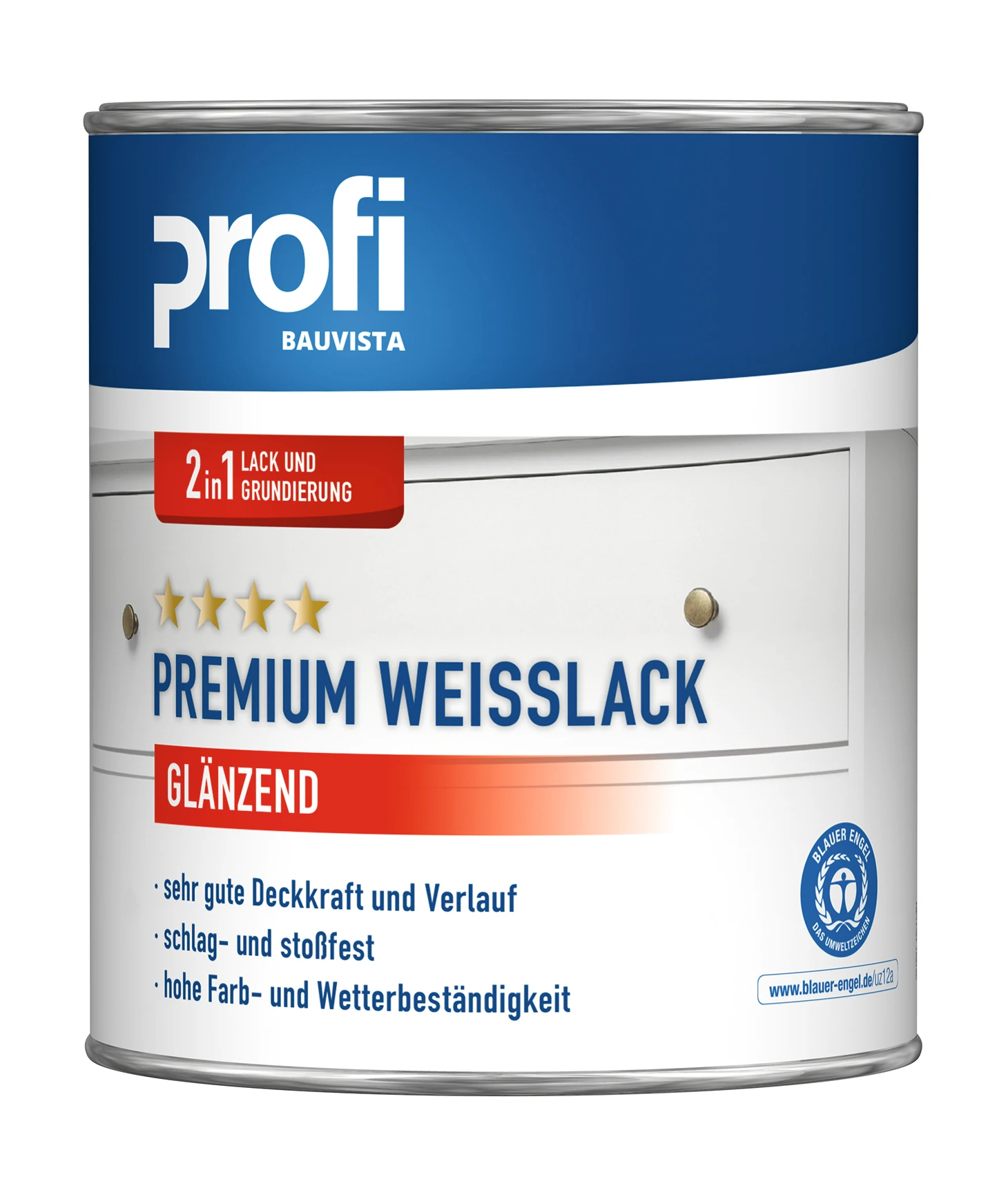 PROFI Acryl Premium Weisslack glänzend 375 ml