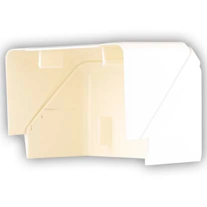Kunststoff-Außeneck für Brüstungskanal 70 x 130 mm, weiss