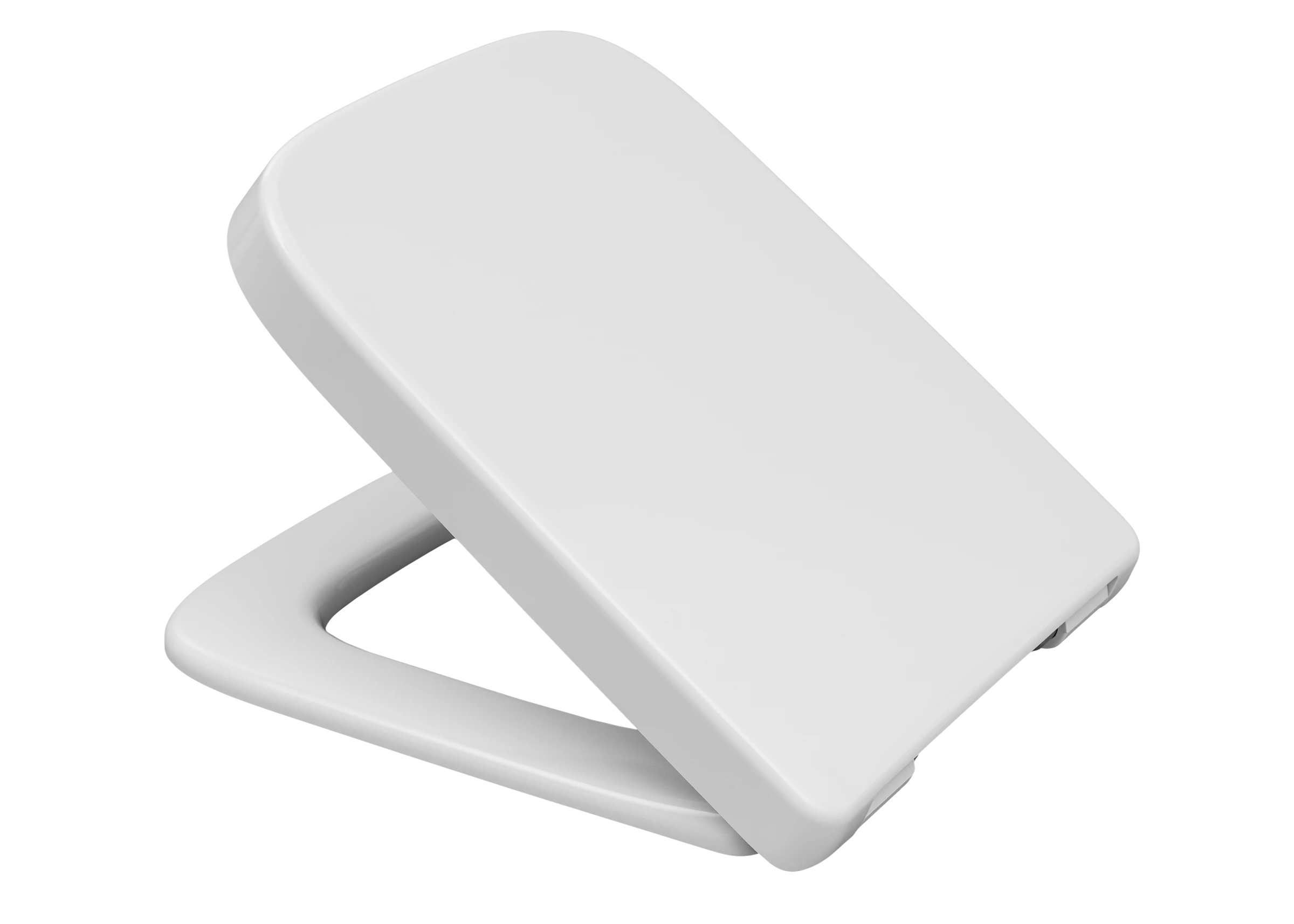 Duroplast WC-Sitz WHITE, E-Form, PRO 4, mit Absenkautomatik und Schnellvers