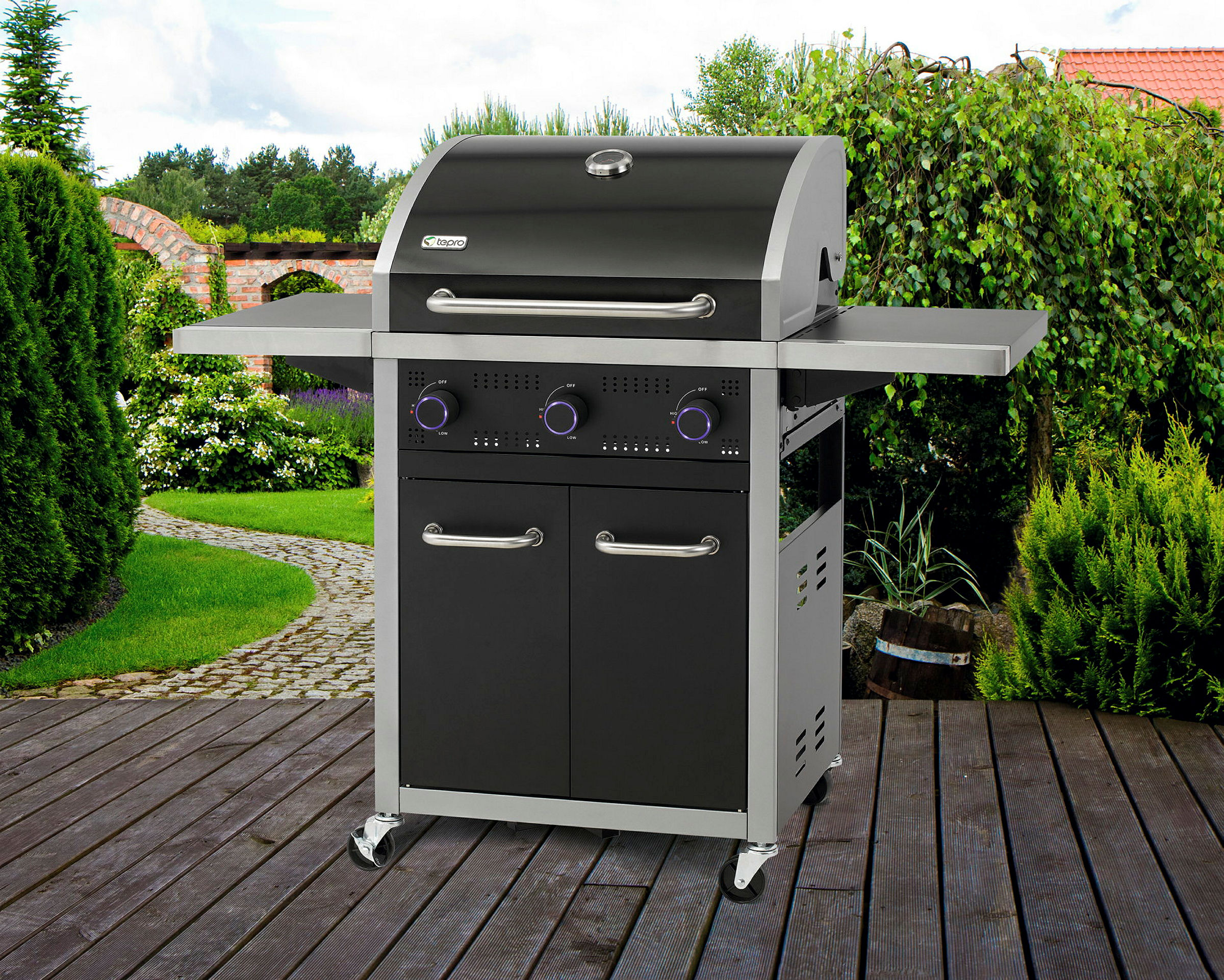 Grillgenuss in Perfektion mit dem tepro Gasgrill Seattle 3 mit 3 einzeln re