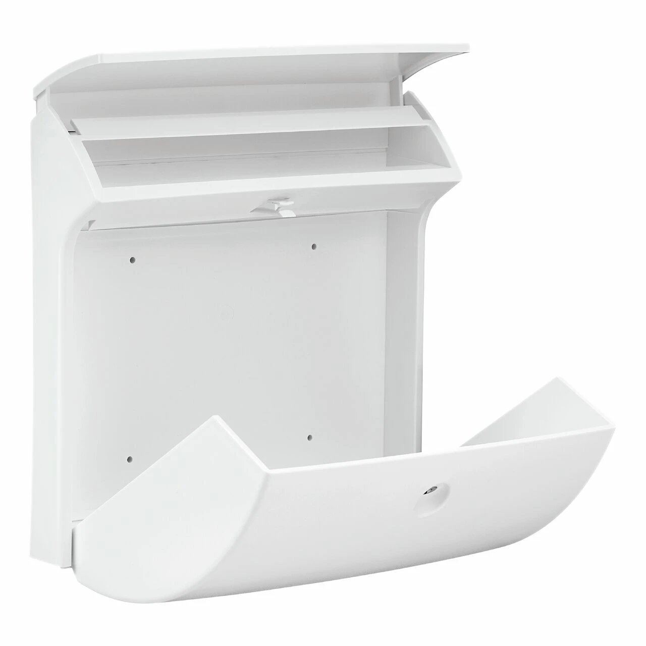 Kunststoff-Briefkasten Classico 4931 W weiss
