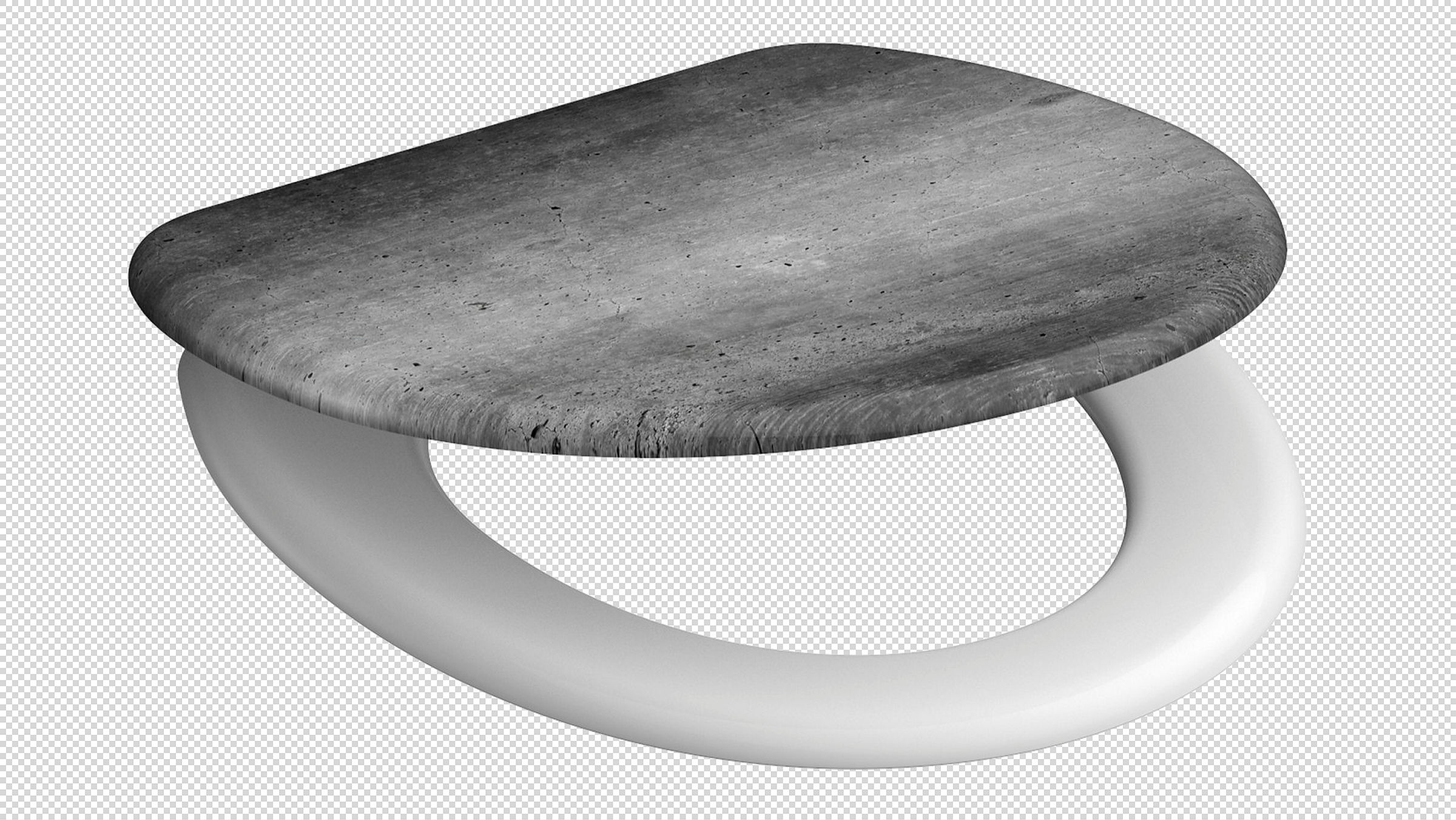 Duroplast WC-Sitz INDUSTRIAL GREY, mit Absenkautomatik